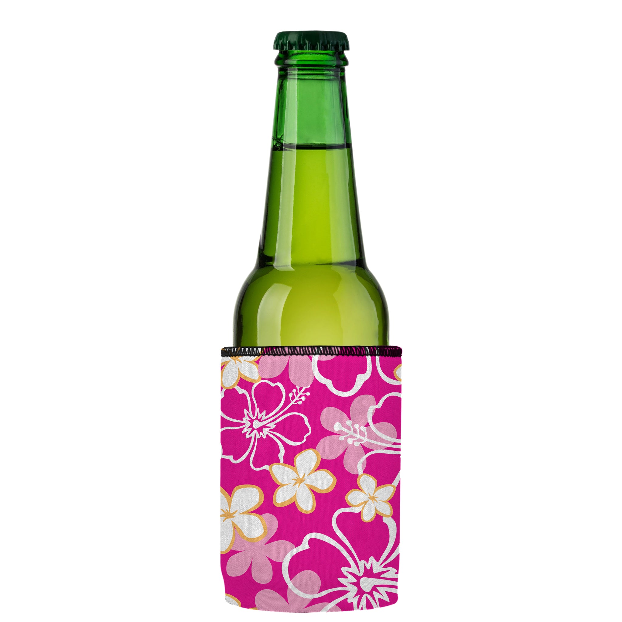 Stubbyz Pink Hibiscus Stubby Cooler