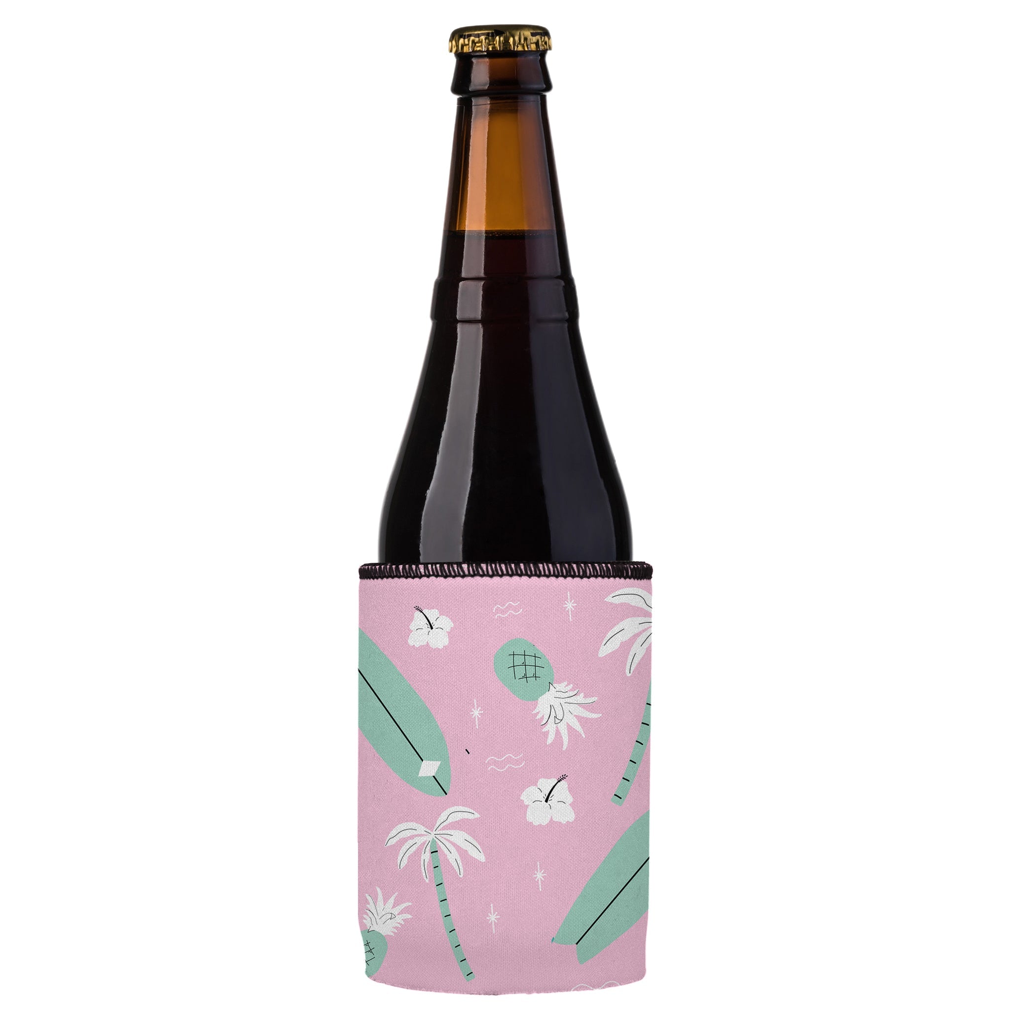 Stubbyz Pink Surf’s Up Stubby Cooler 2-Pack