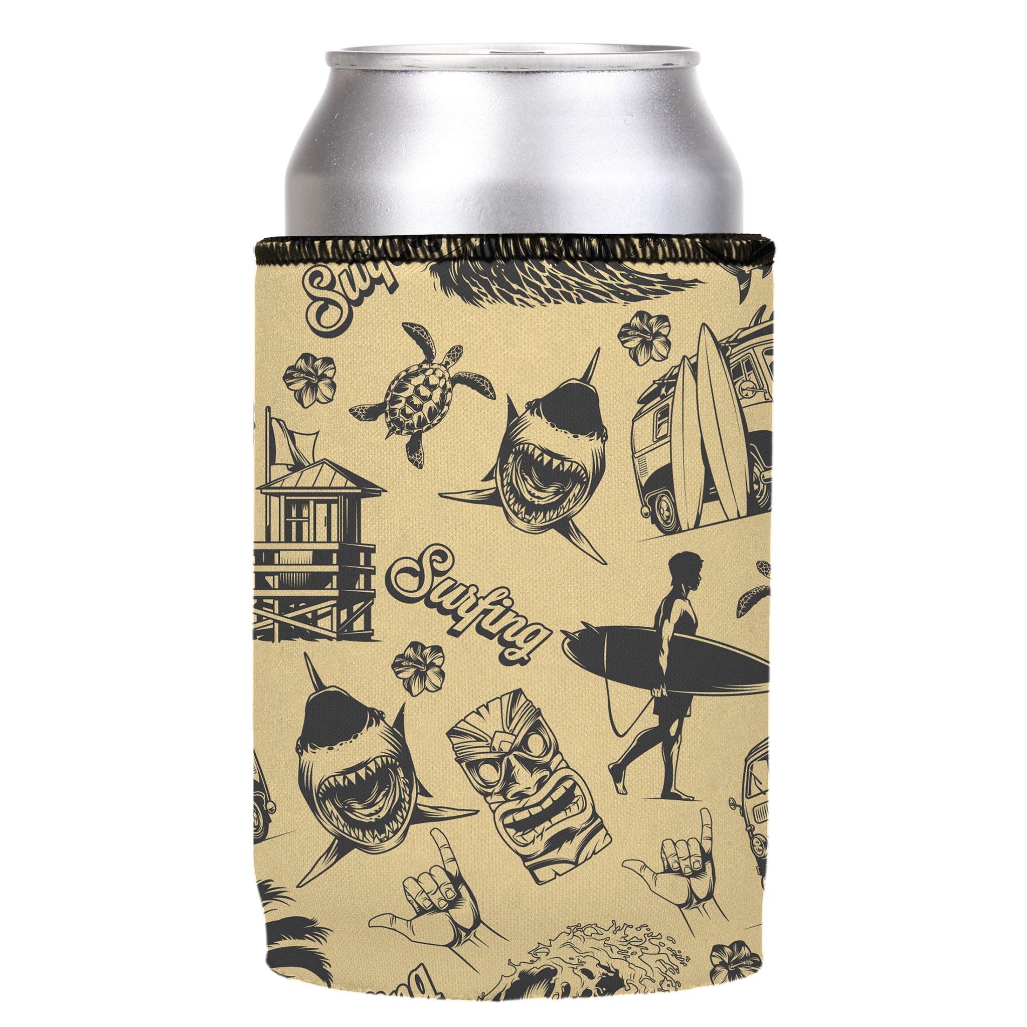 Stubbyz Retro Surf Stubby Cooler