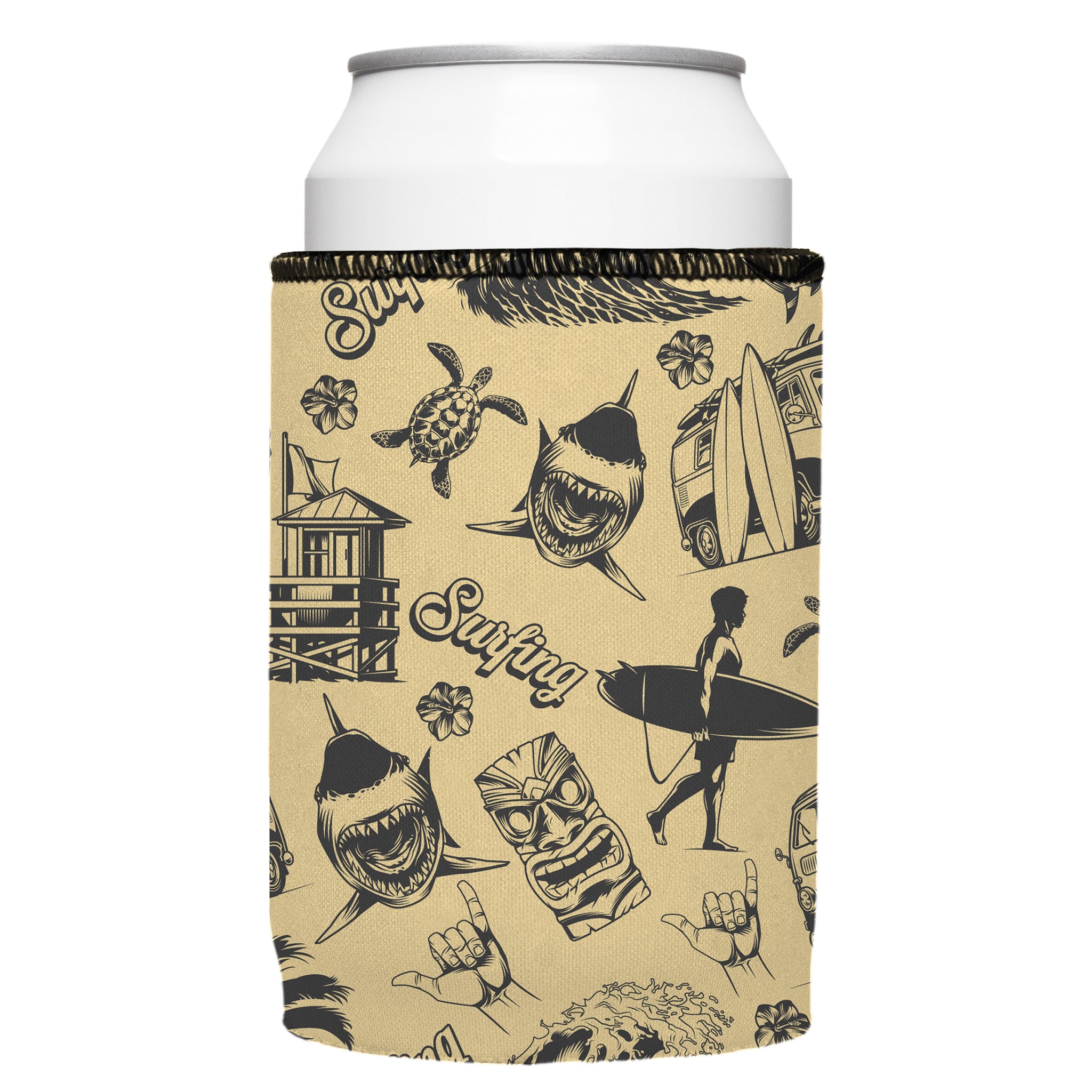 Stubbyz Retro Surf Stubby Cooler