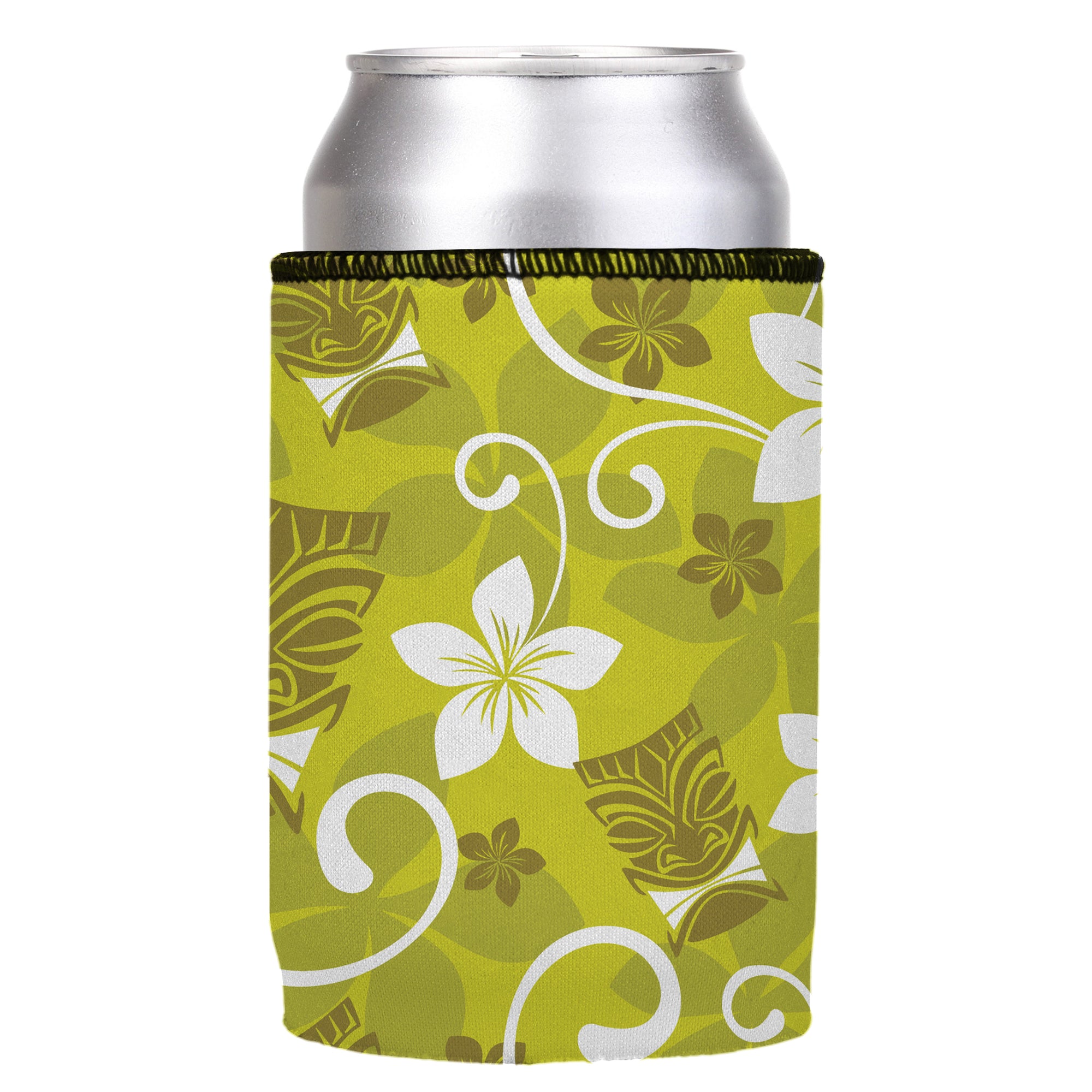 Stubbyz Green Tiki Tropics Stubby Cooler