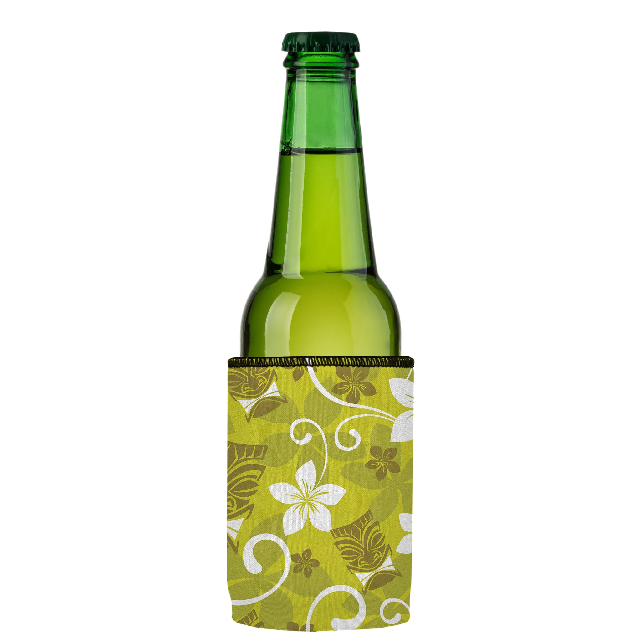 Stubbyz Green Tiki Tropics Stubby Cooler