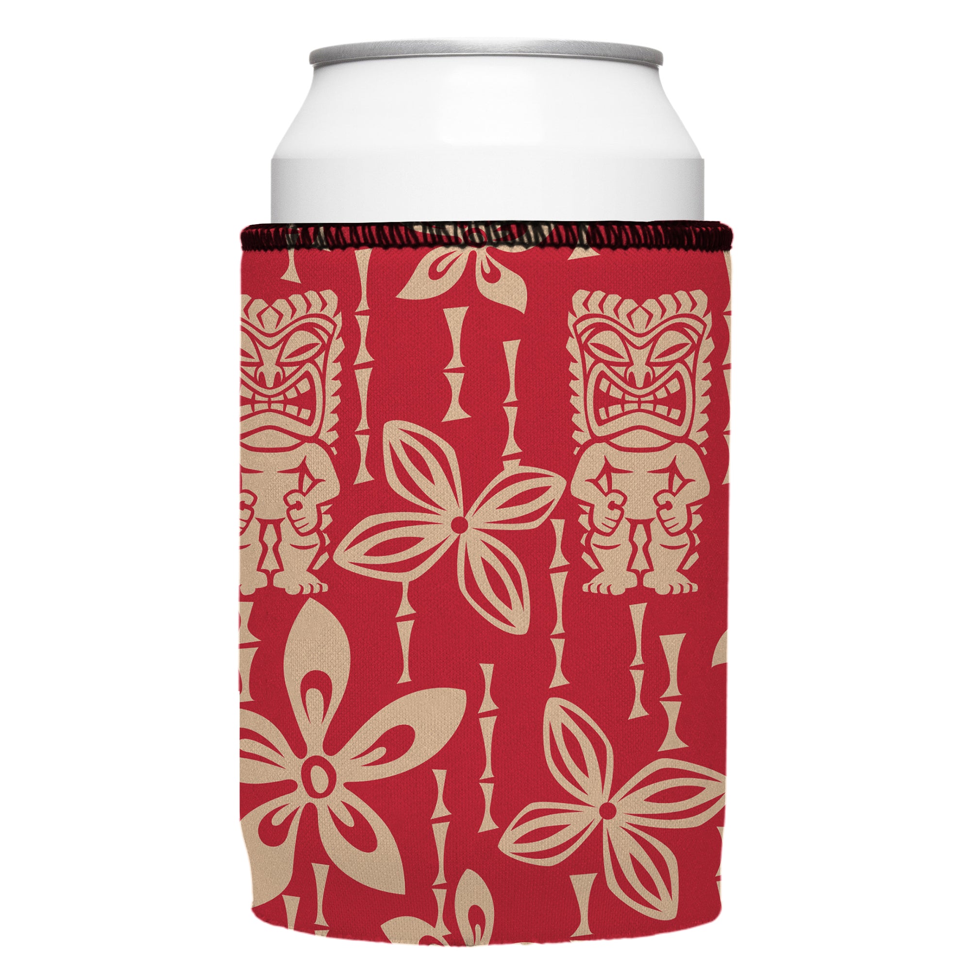 Stubbyz Red Tiki Tropics Stubby Cooler