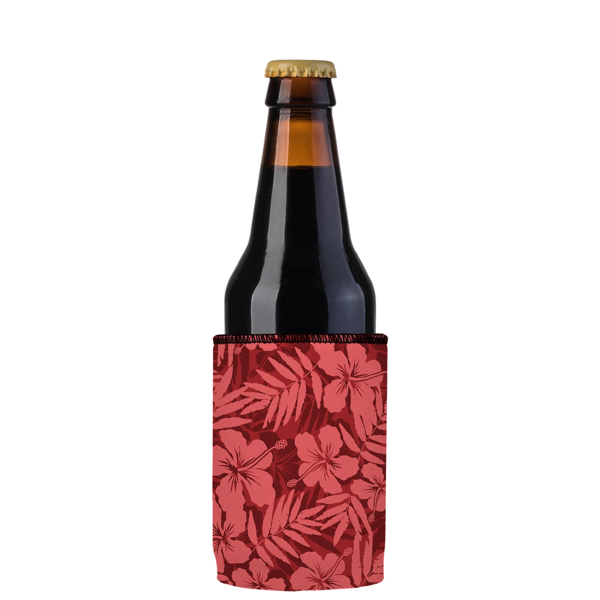 Stubbyz Hibiscus Red Stubby Cooler