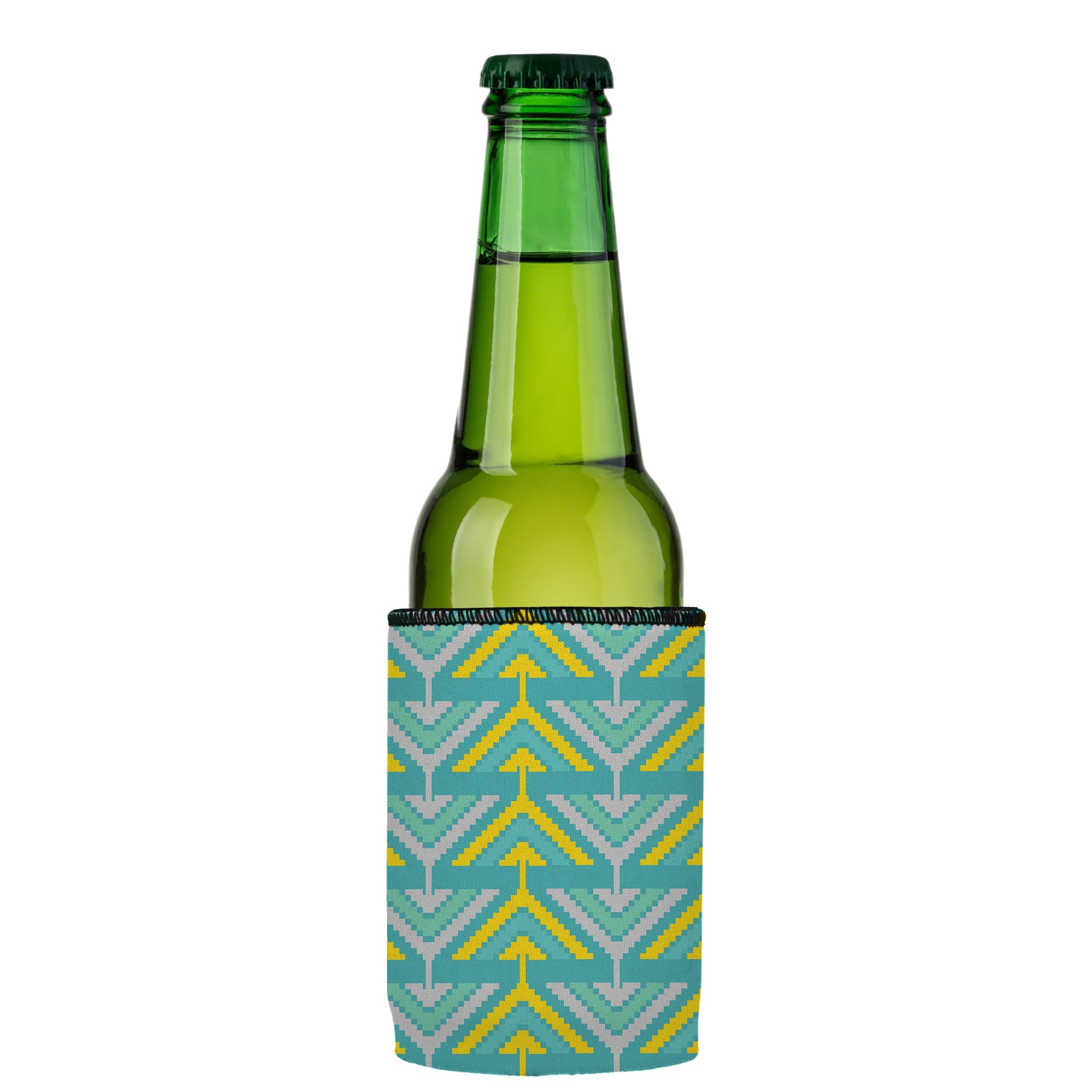 Stubbyz Yellow Tribal Arrows Stubby Cooler 3-Pack