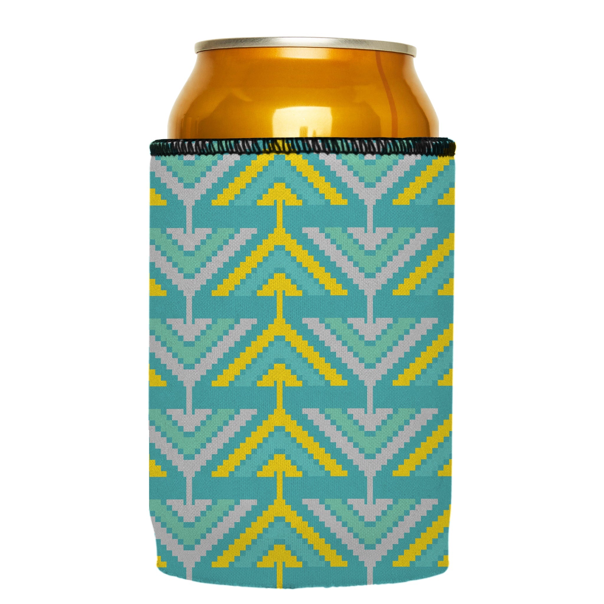 Stubbyz Yellow Tribal Arrows Stubby Cooler 3-Pack