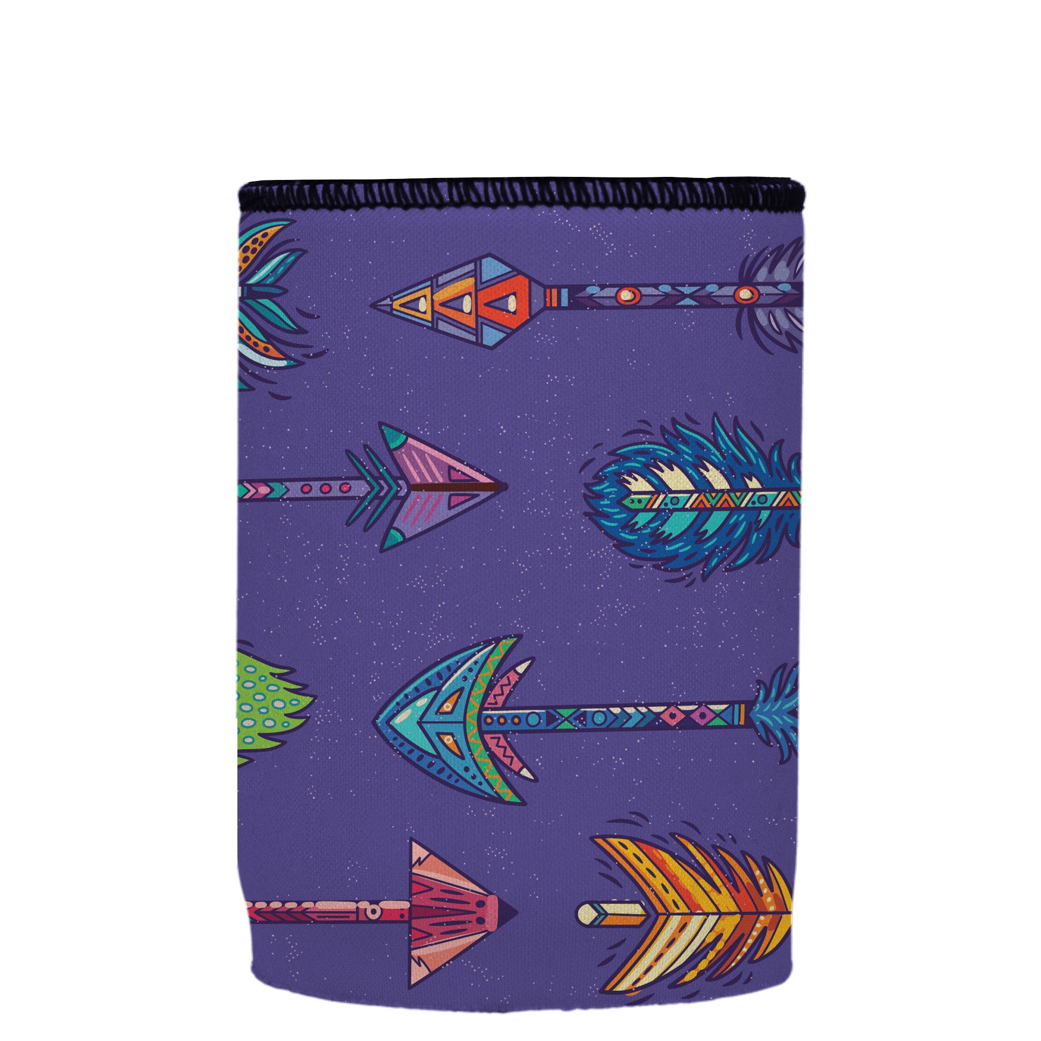 Stubbyz Purple Boho Arrows Stubby Cooler
