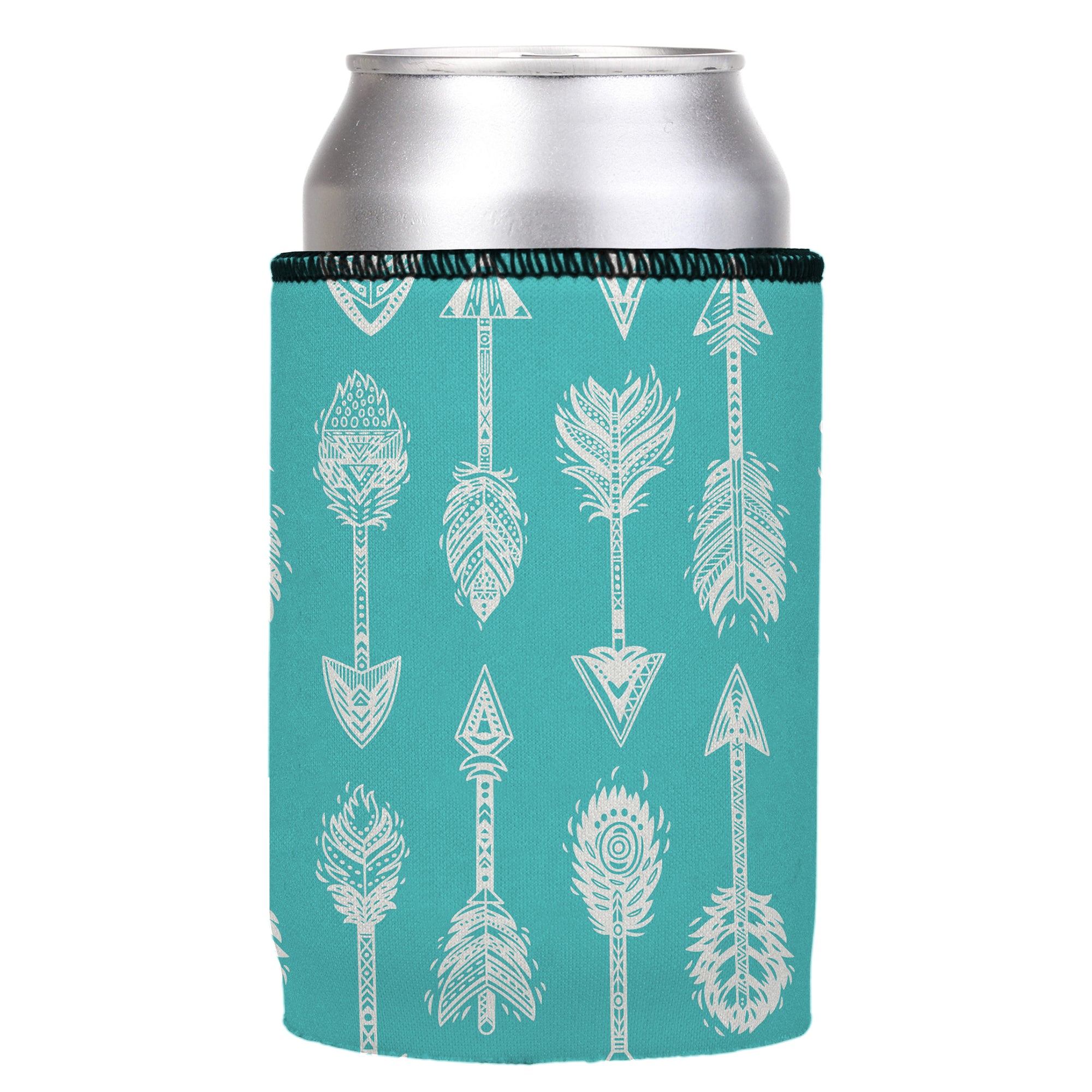 Stubbyz Teal Boho Arrows Stubby Cooler