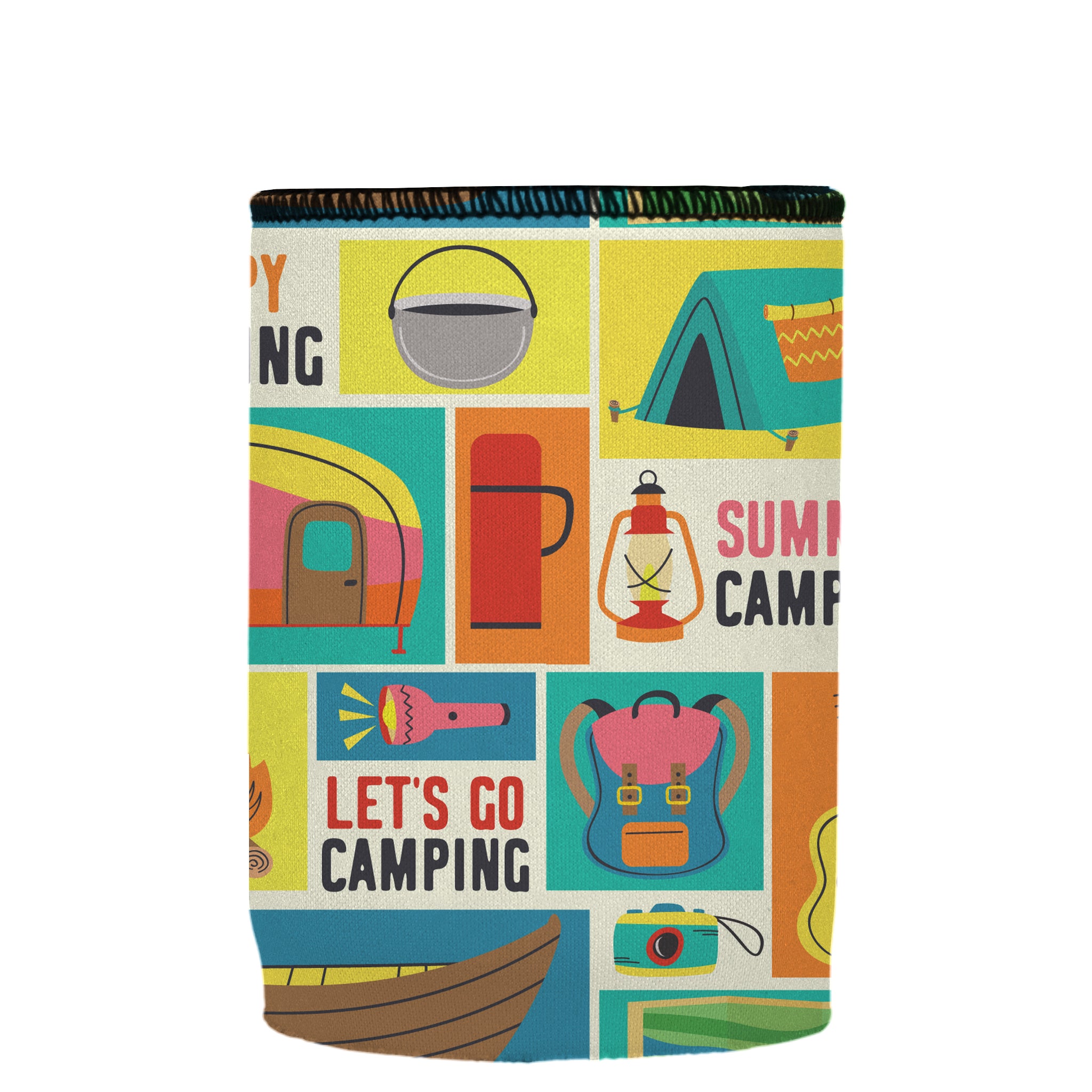 Stubbyz Happy Camping Stubby Cooler