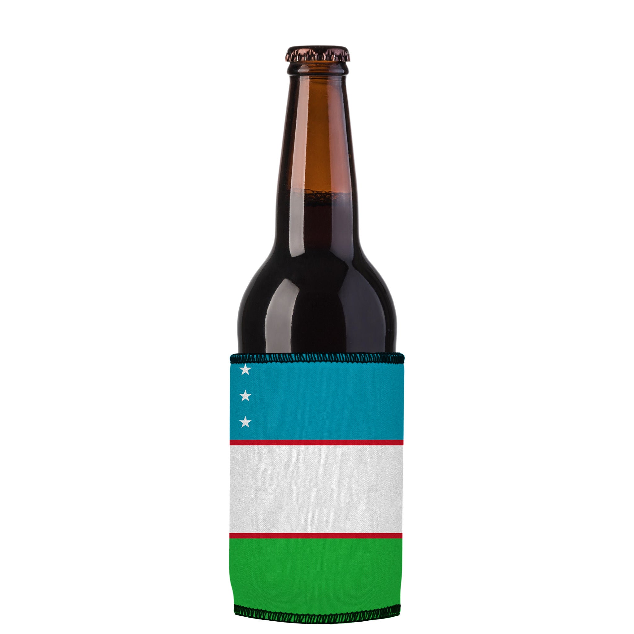 Stubbyz Flag of Uzbekistan Stubby Cooler