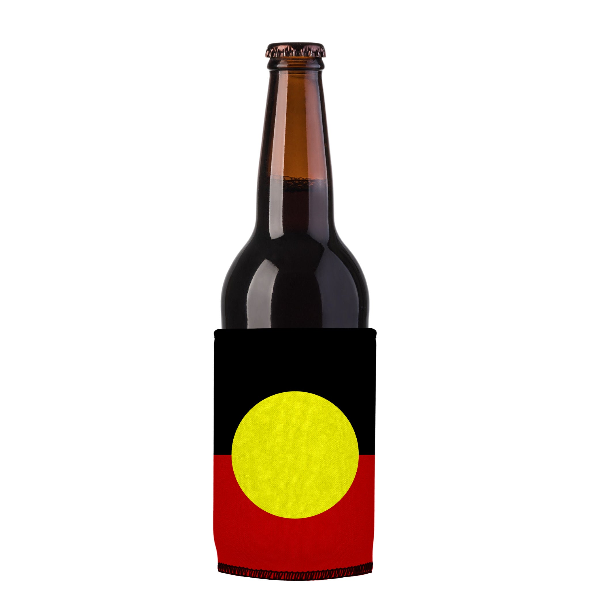 Stubbyz Flag of Australian Aboriginal Flag Stubby Cooler
