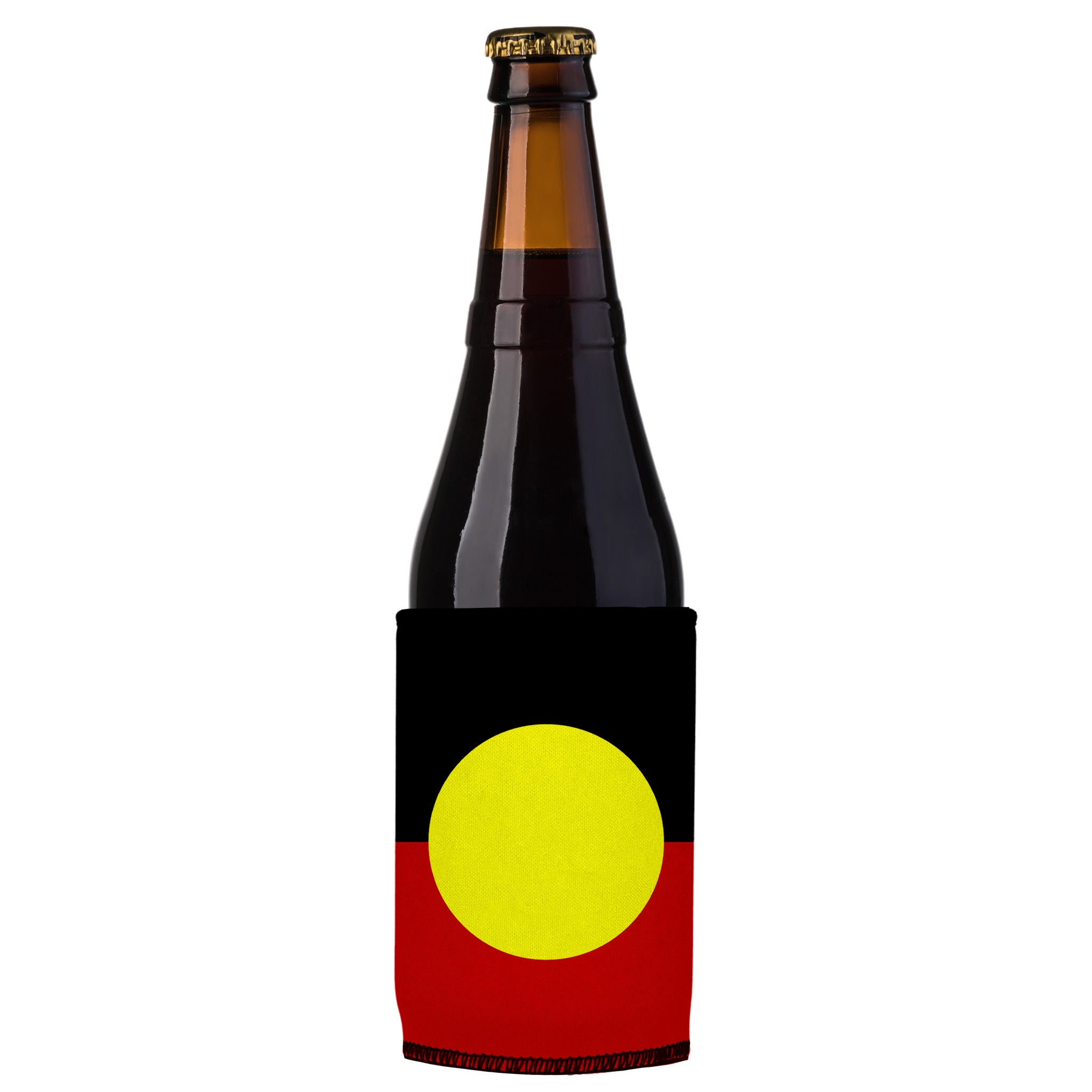 Stubbyz Flag of Australian Aboriginal Flag Stubby Cooler