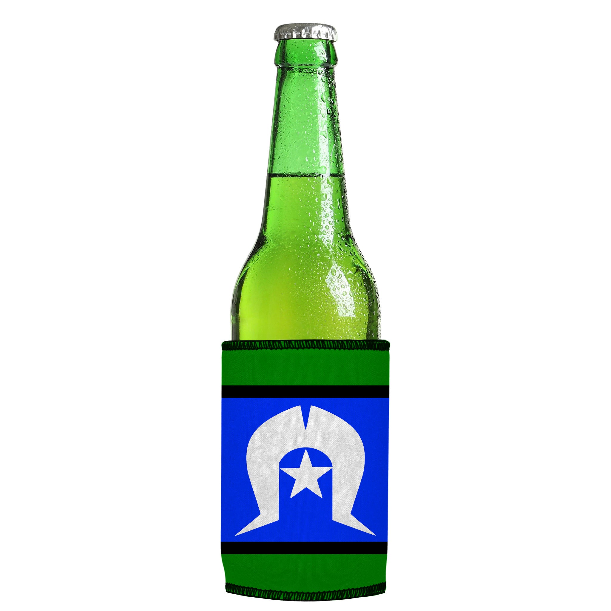 Stubbyz Flag of Torres Strait Islanders Flag Stubby Cooler