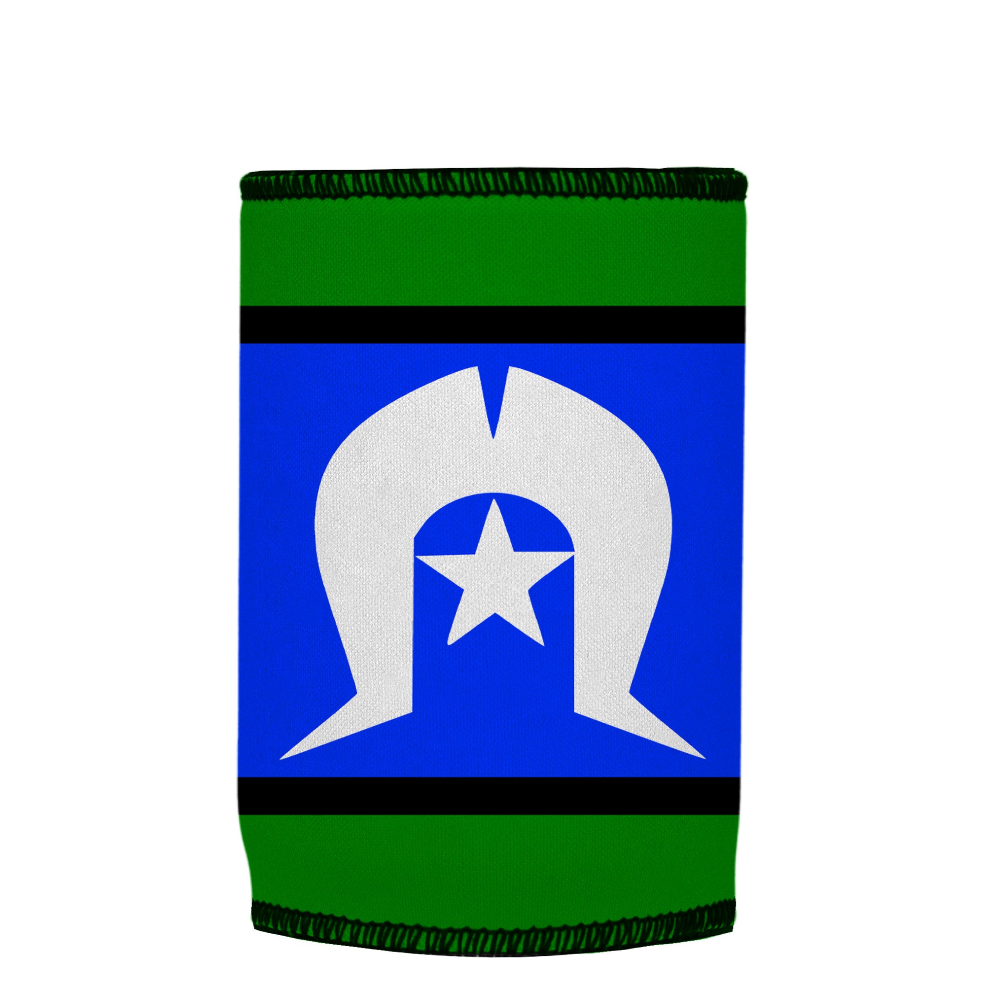 Stubbyz Flag of Torres Strait Islanders Flag Stubby Cooler