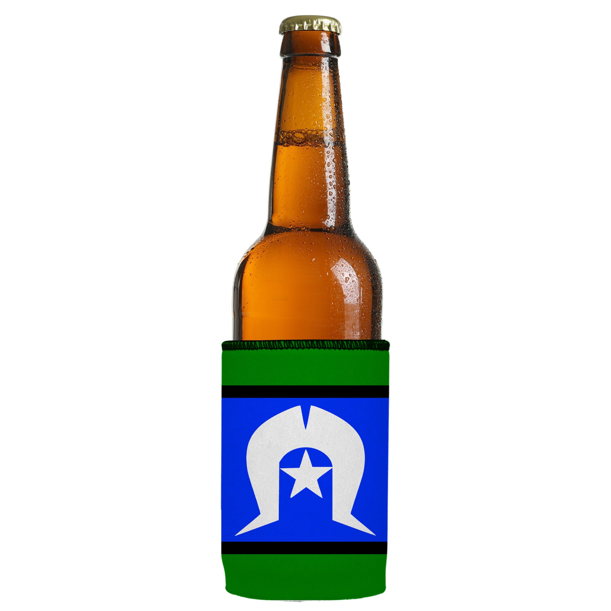 Stubbyz Flag of Torres Strait Islanders Flag Stubby Cooler