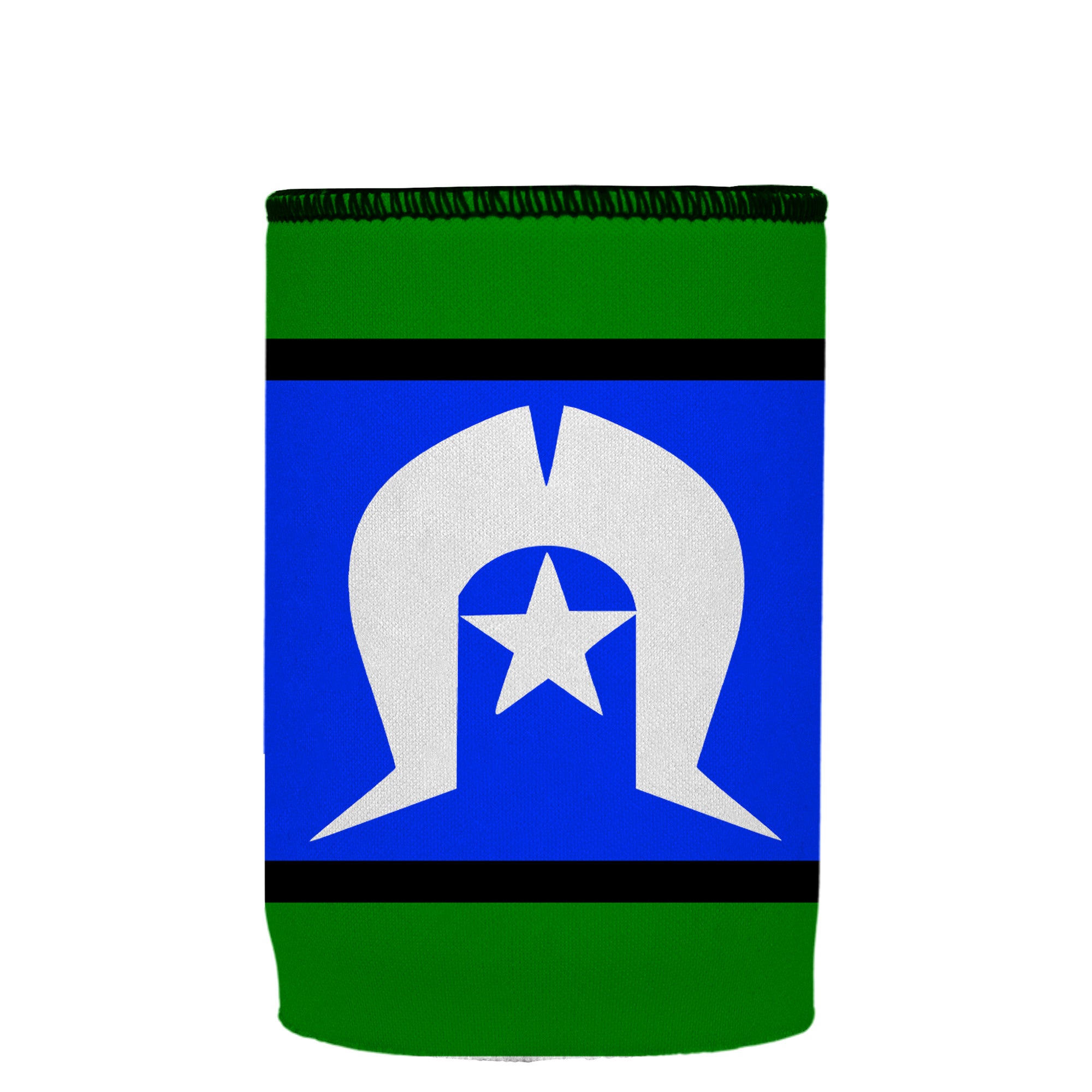 Stubbyz Flag of Torres Strait Islanders Flag Stubby Cooler
