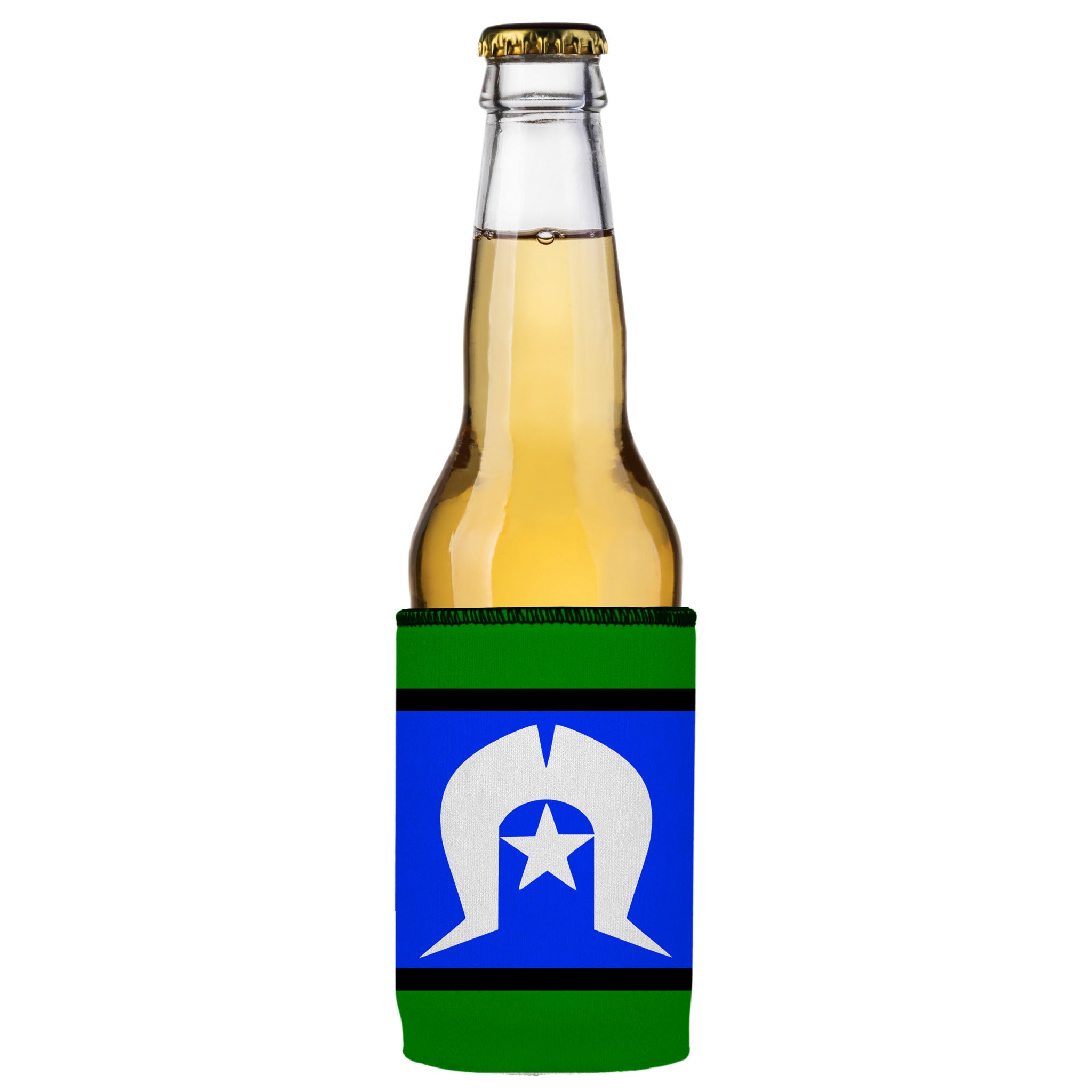 Stubbyz Flag of Torres Strait Islanders Flag Stubby Cooler