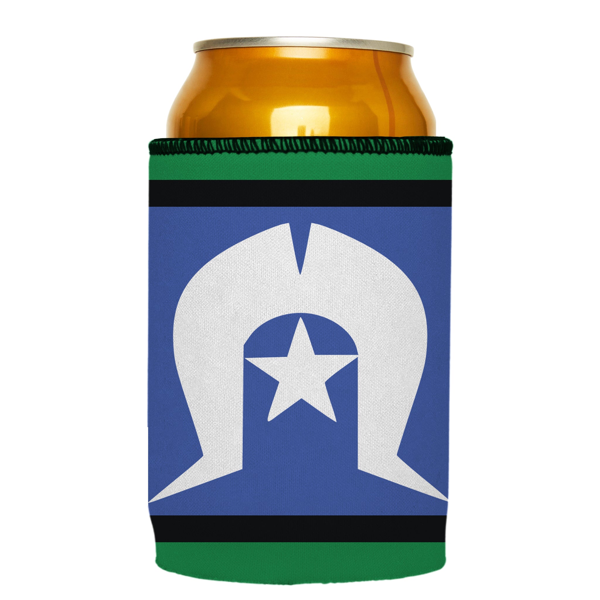 Stubbyz Torres Strait Islanders Flag Stubby Cooler