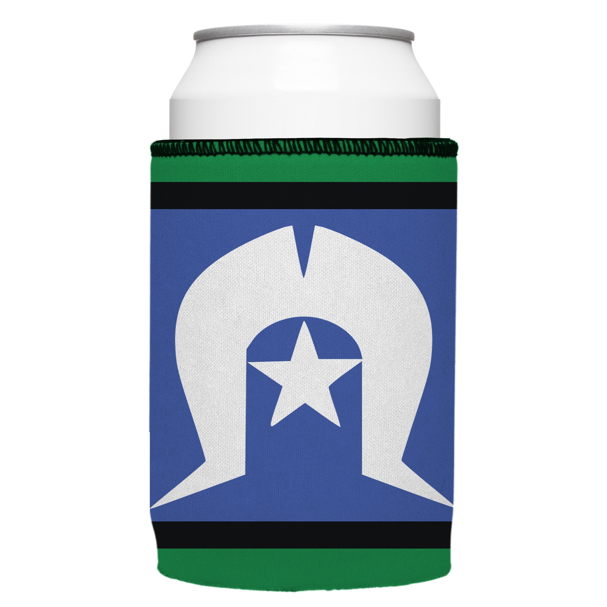Stubbyz Torres Strait Islanders Flag Stubby Cooler