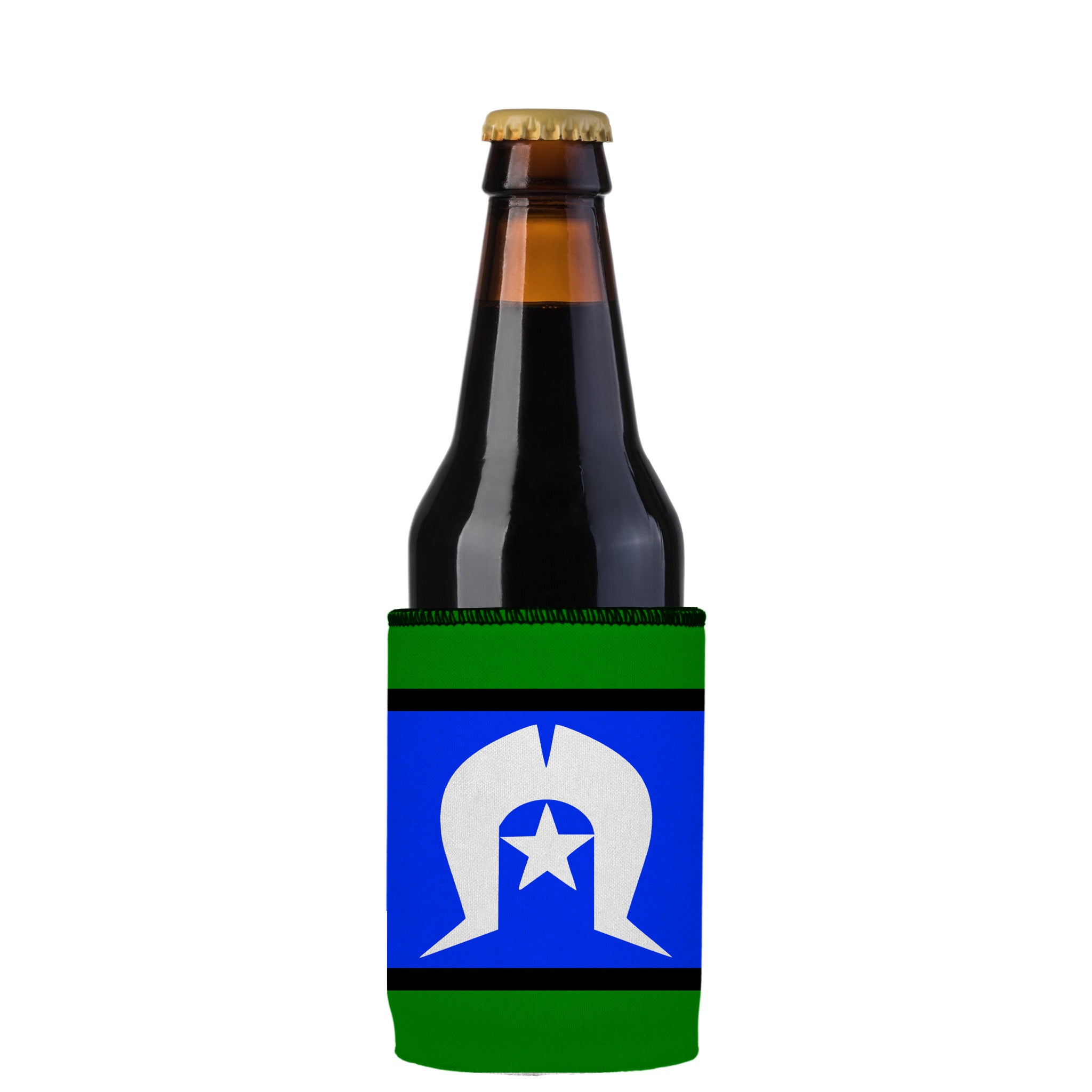 Stubbyz Flag of Torres Strait Islanders Flag Stubby Cooler