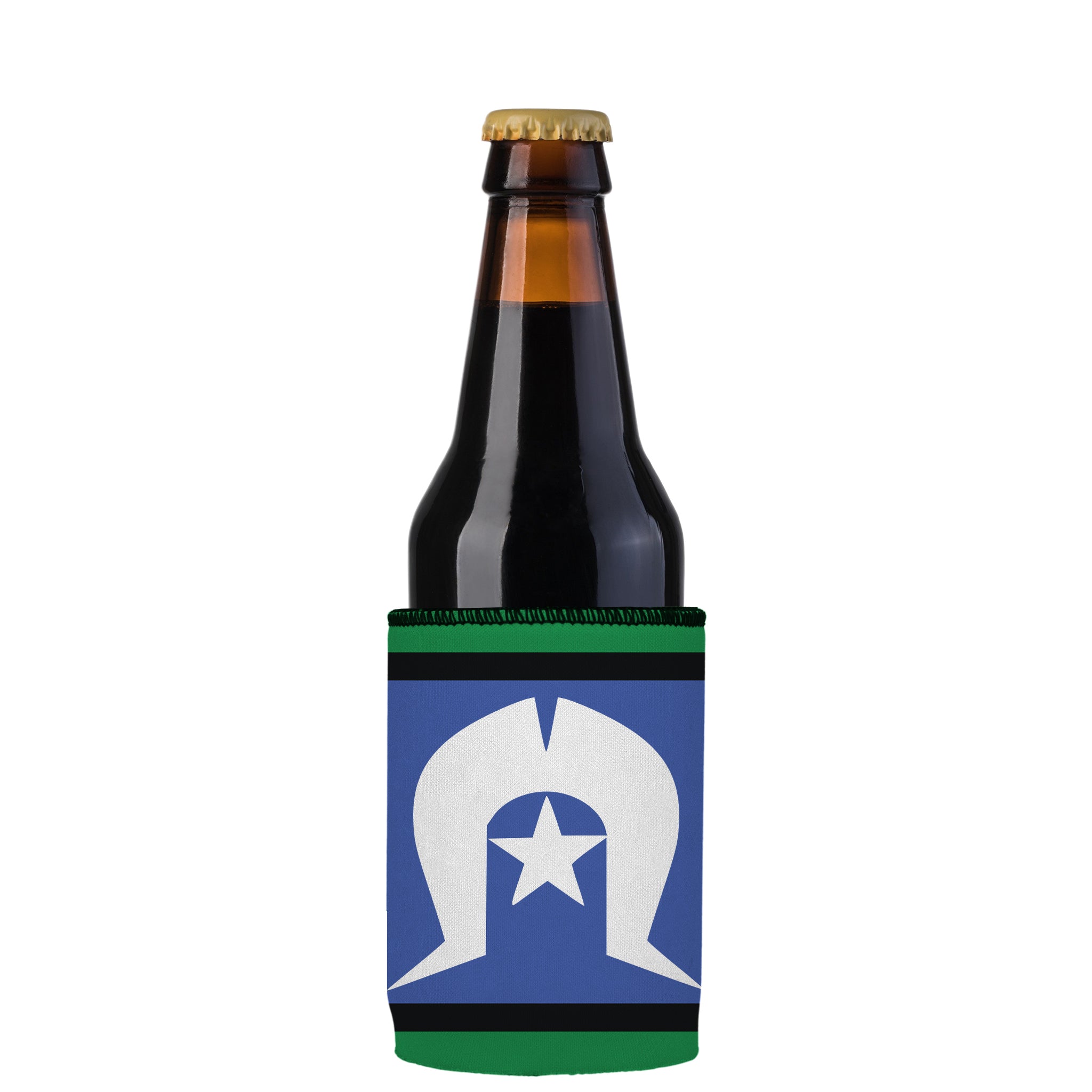 Stubbyz Torres Strait Islanders Flag Stubby Cooler