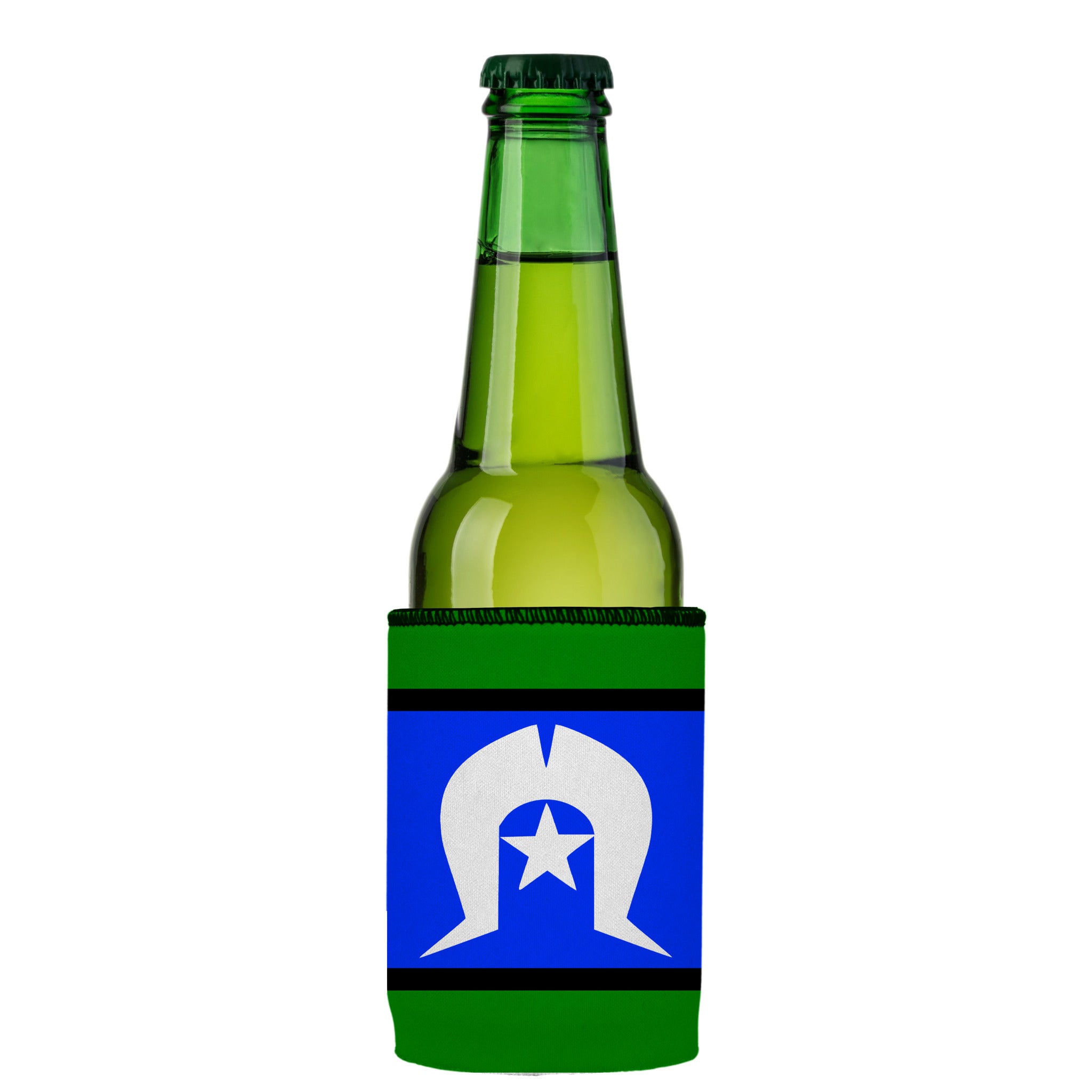 Stubbyz Flag of Torres Strait Islanders Flag Stubby Cooler