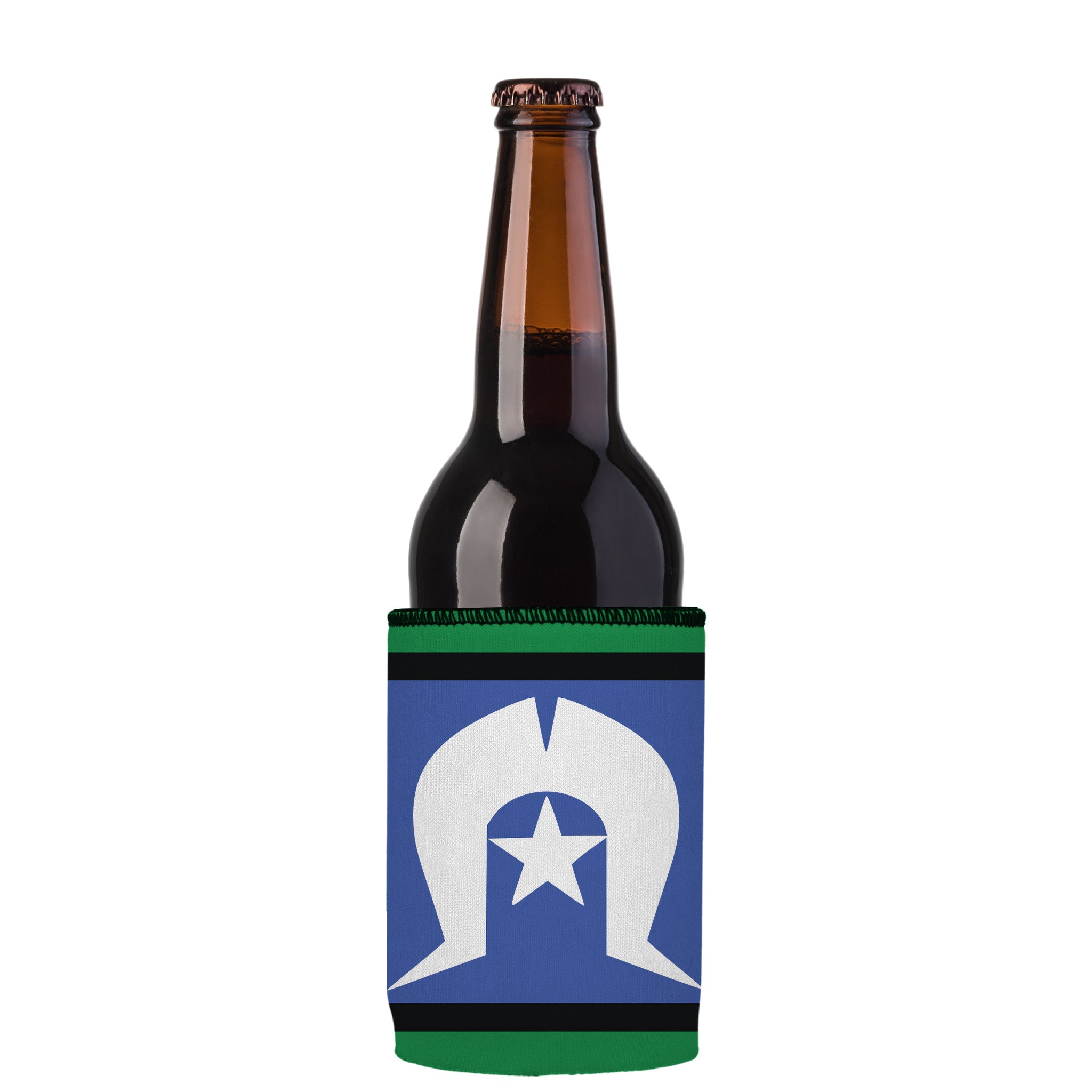 Stubbyz Torres Strait Islanders Flag Stubby Cooler