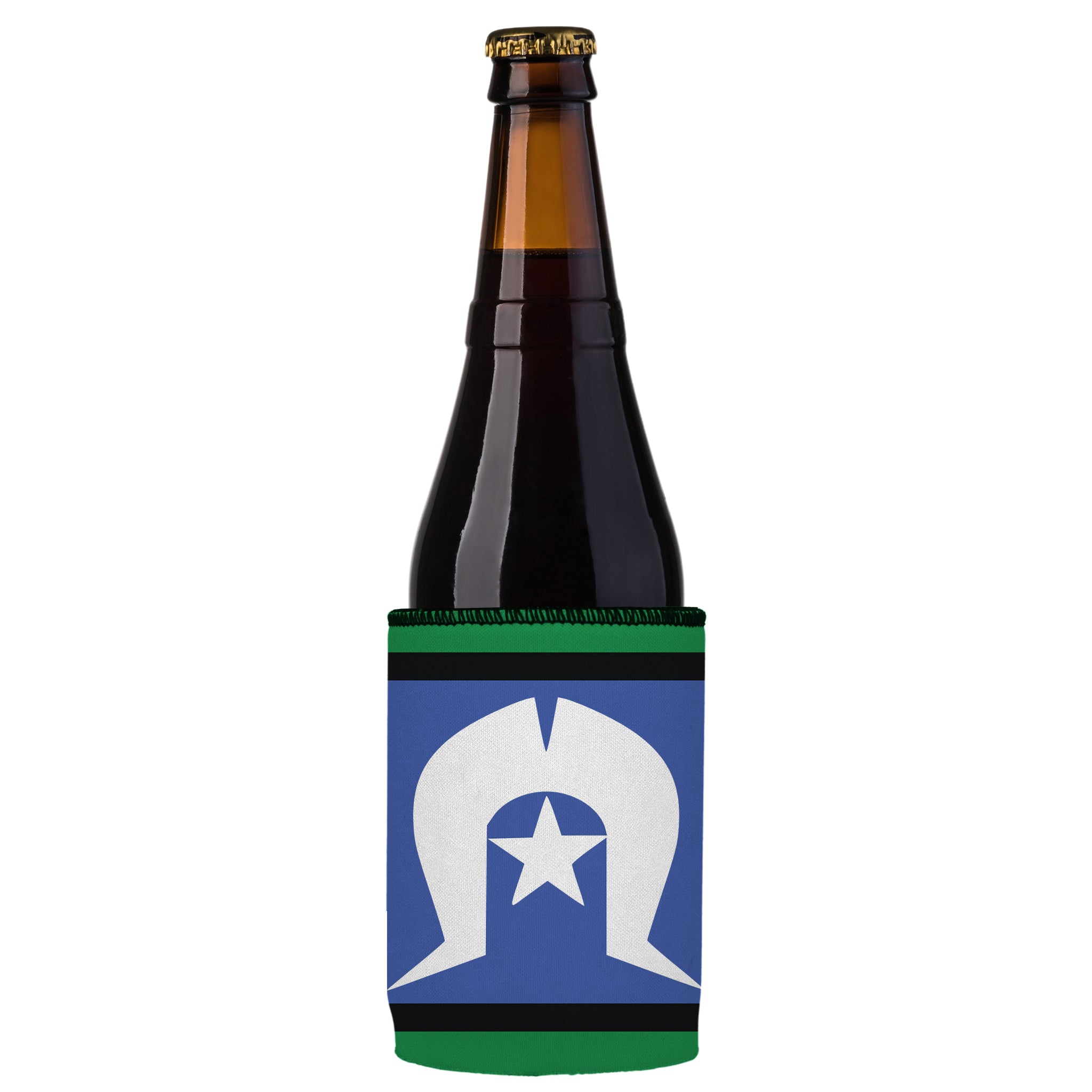 Stubbyz Torres Strait Islanders Flag Stubby Cooler