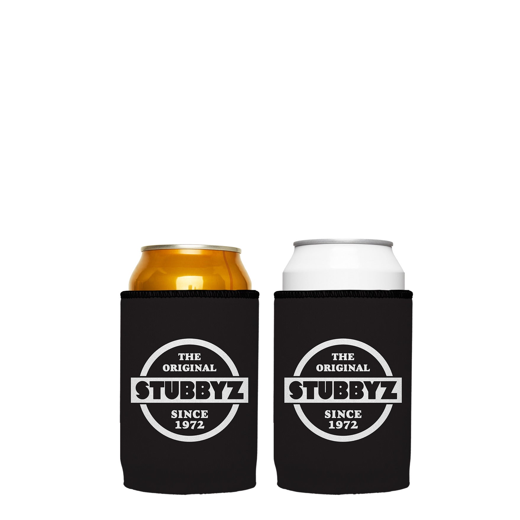 The Original Stubbyz Stubby Cooler (Black) 2-Pack