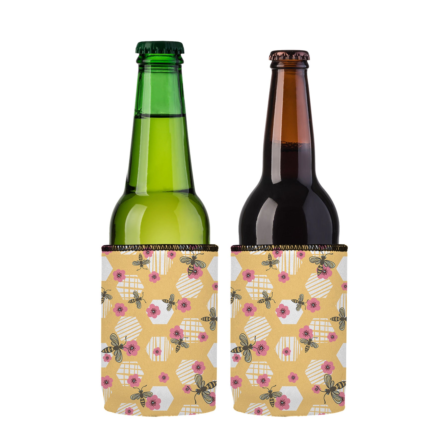 Stubbyz Honey Bee Stubby Cooler 2-Pack