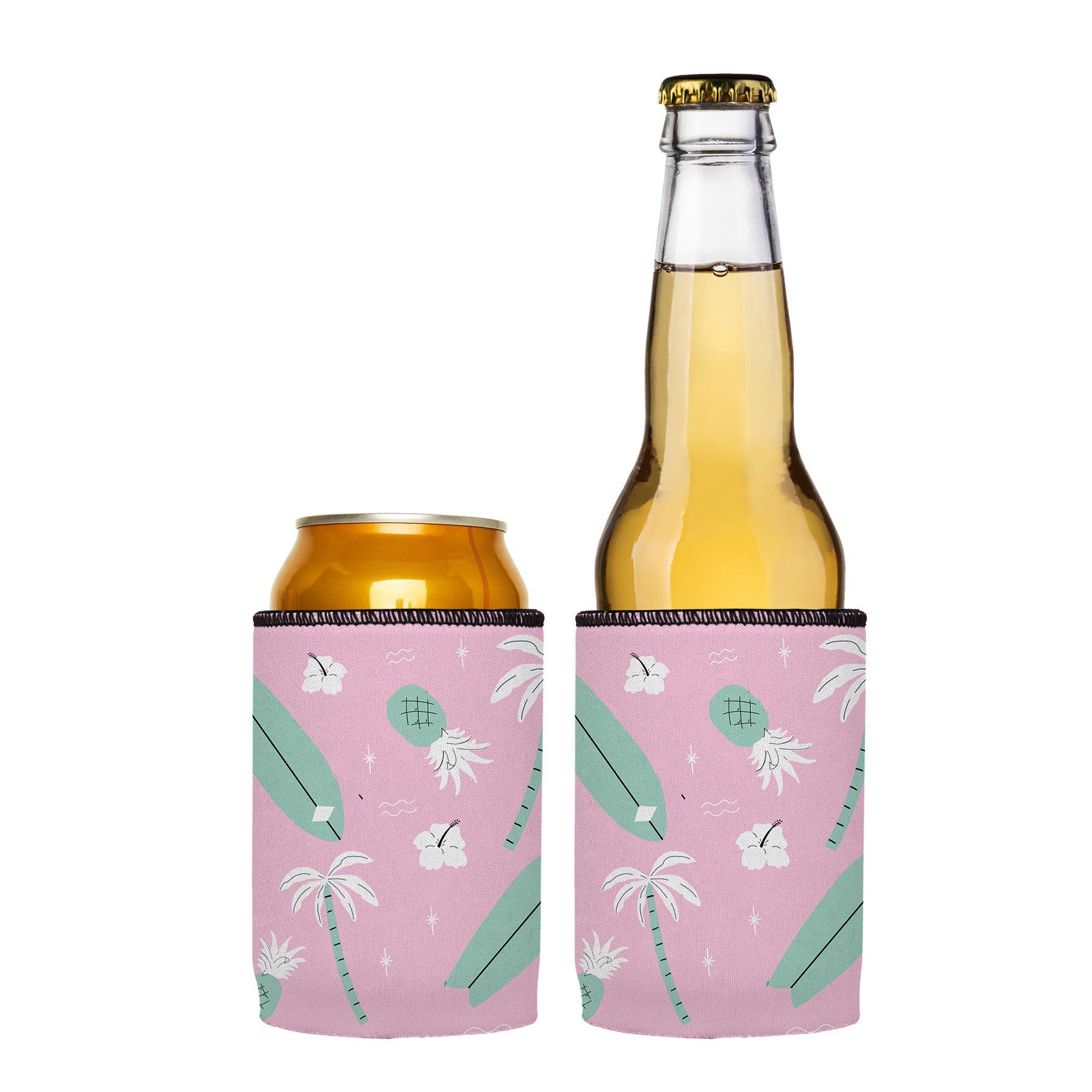 Stubbyz Pink Surf’s Up Stubby Cooler 2-Pack