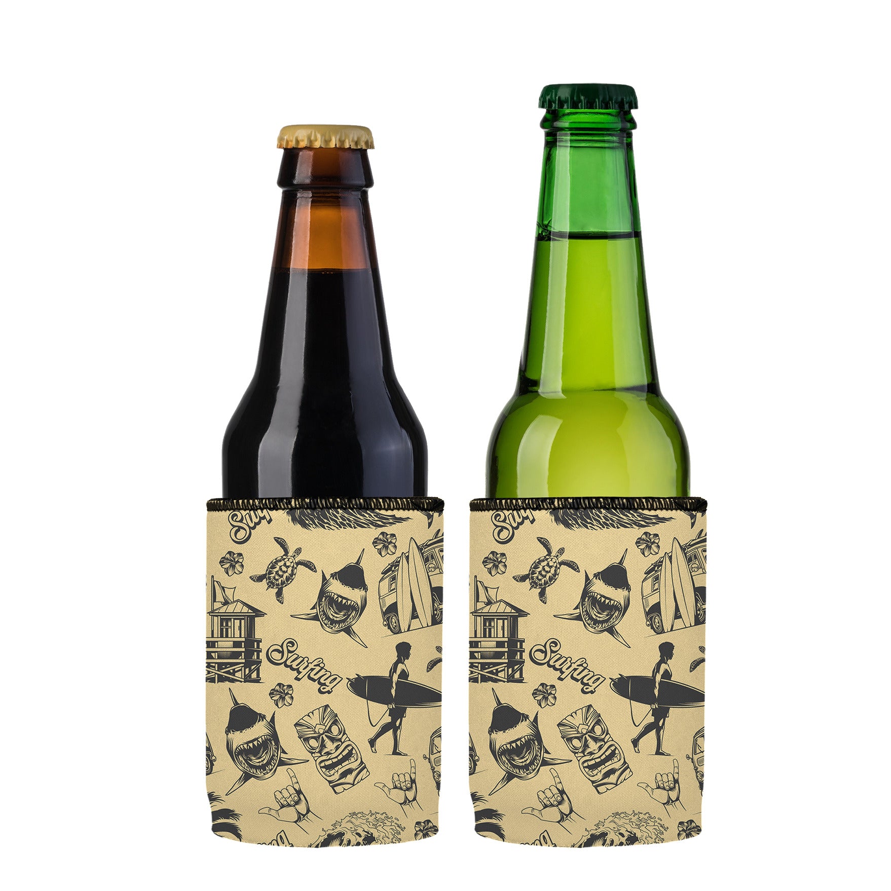 Stubbyz Retro Surf Stubby Cooler 2-Pack
