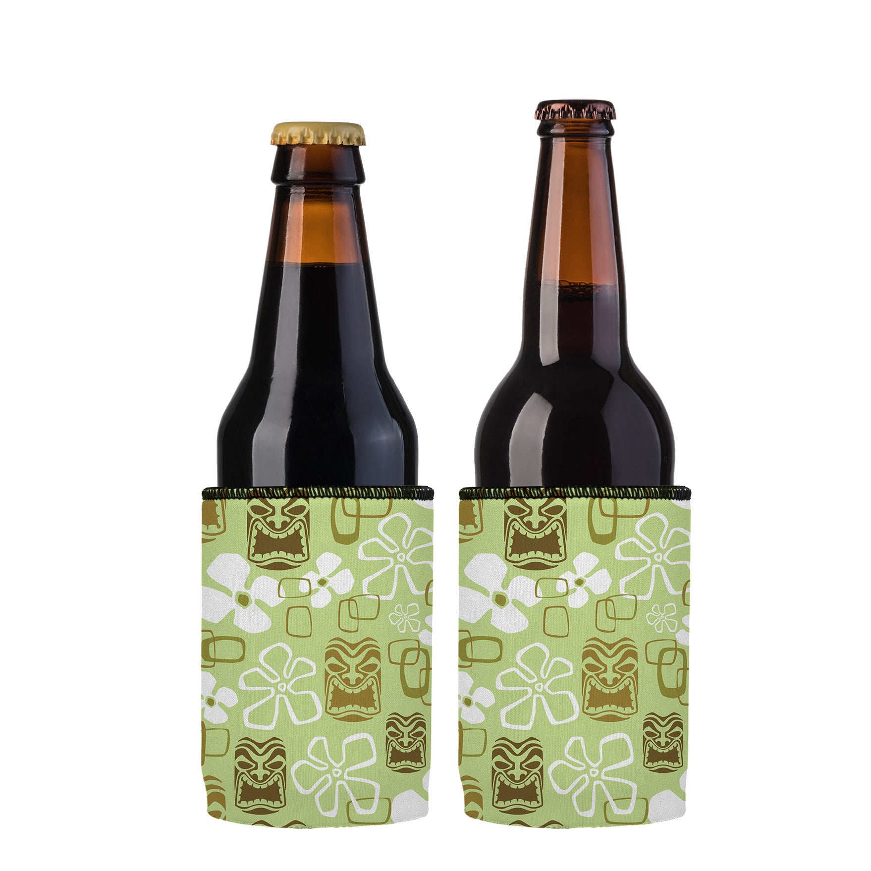 Stubbyz Tiki Green Stubby Cooler 2-Pack