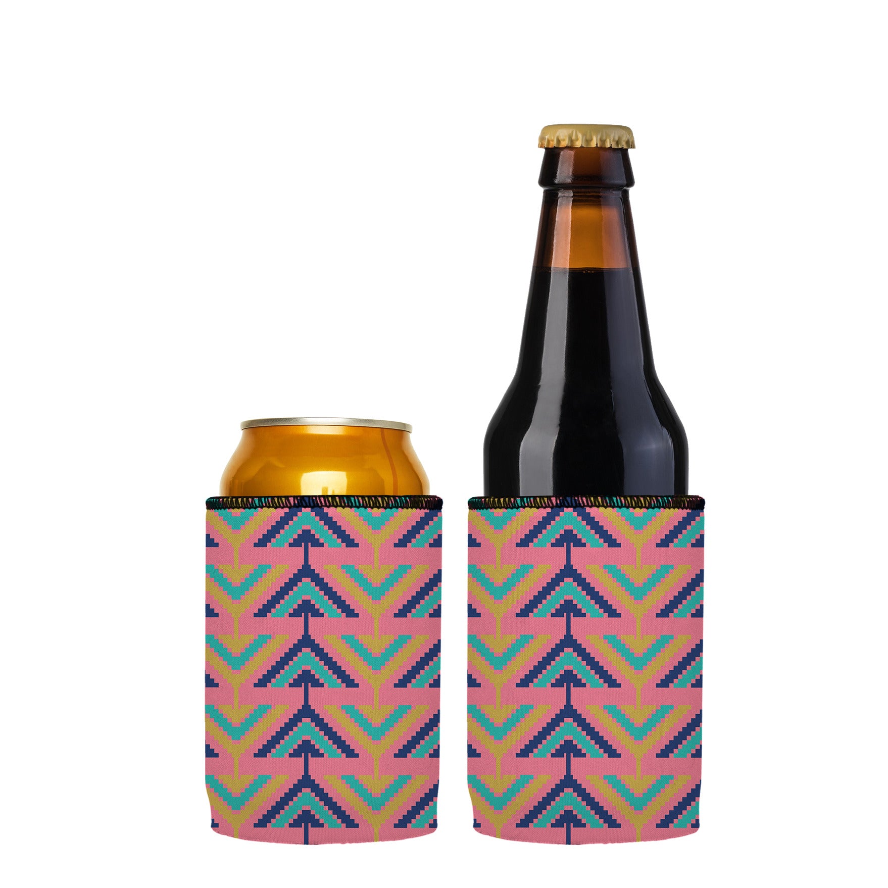 Stubbyz Rainbow Tribal Arrows Stubby Cooler 2-Pack