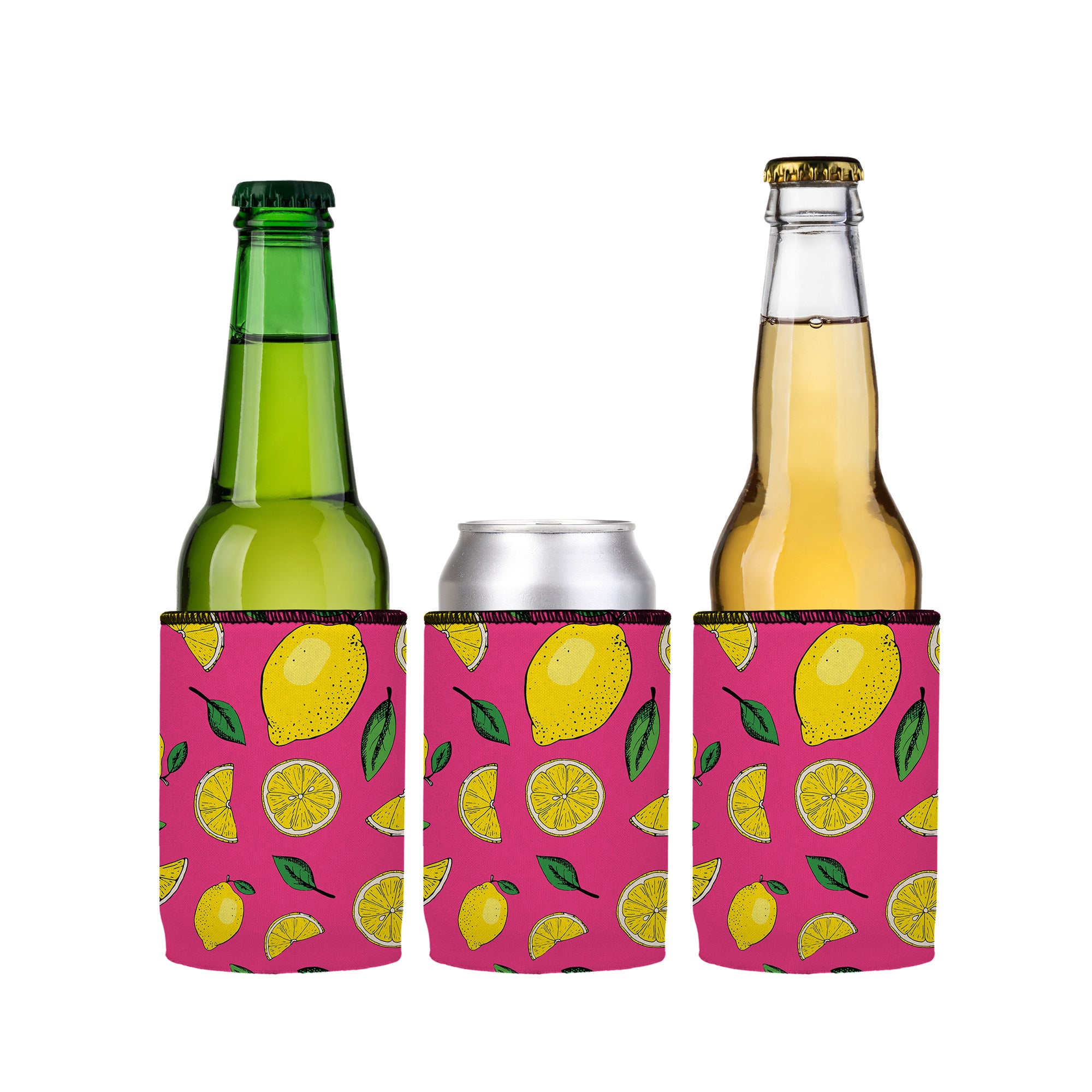 Stubbyz Lots-O-Lemons Stubby Cooler 3-Pack