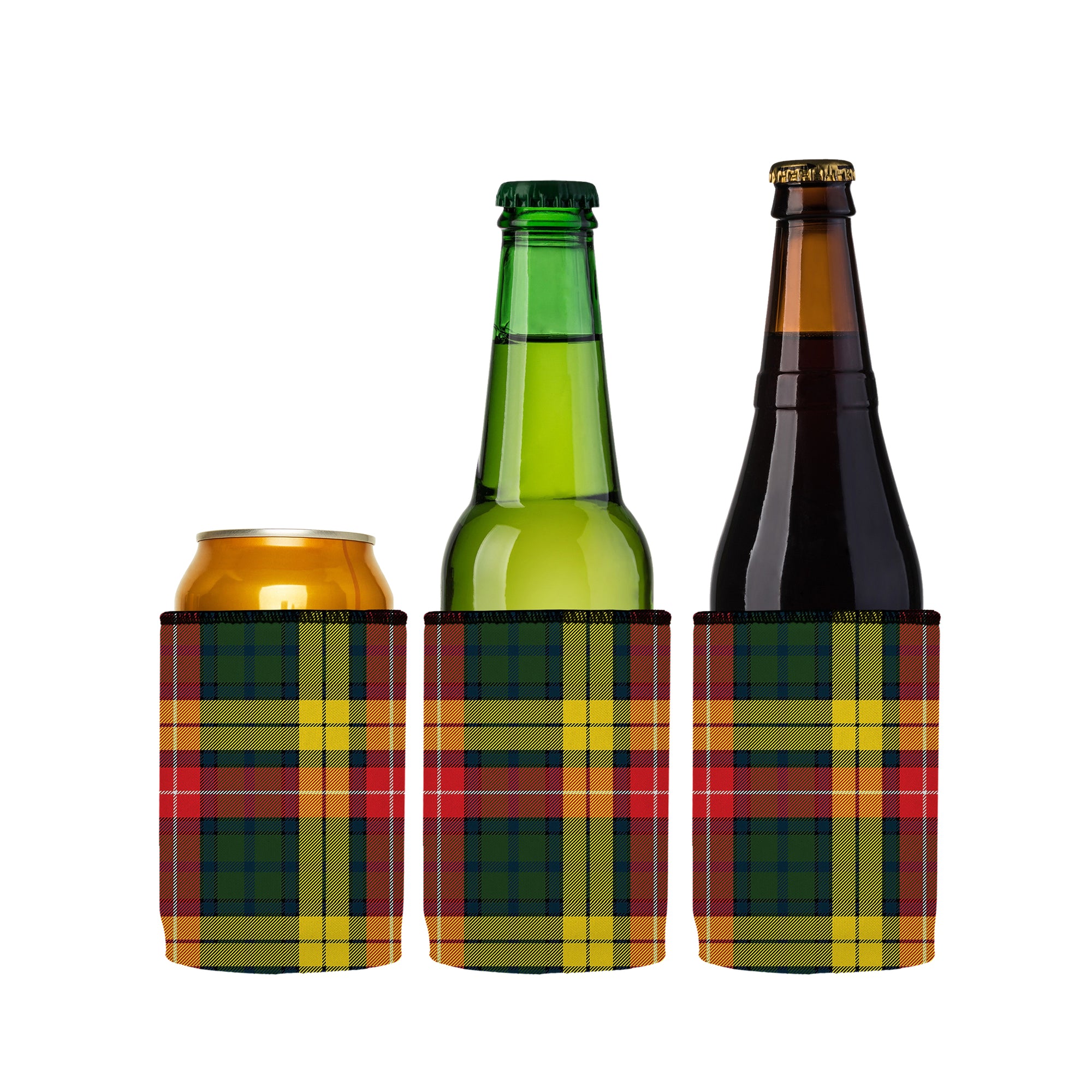 Stubbyz Tartan Print Stubby Cooler 3-Pack