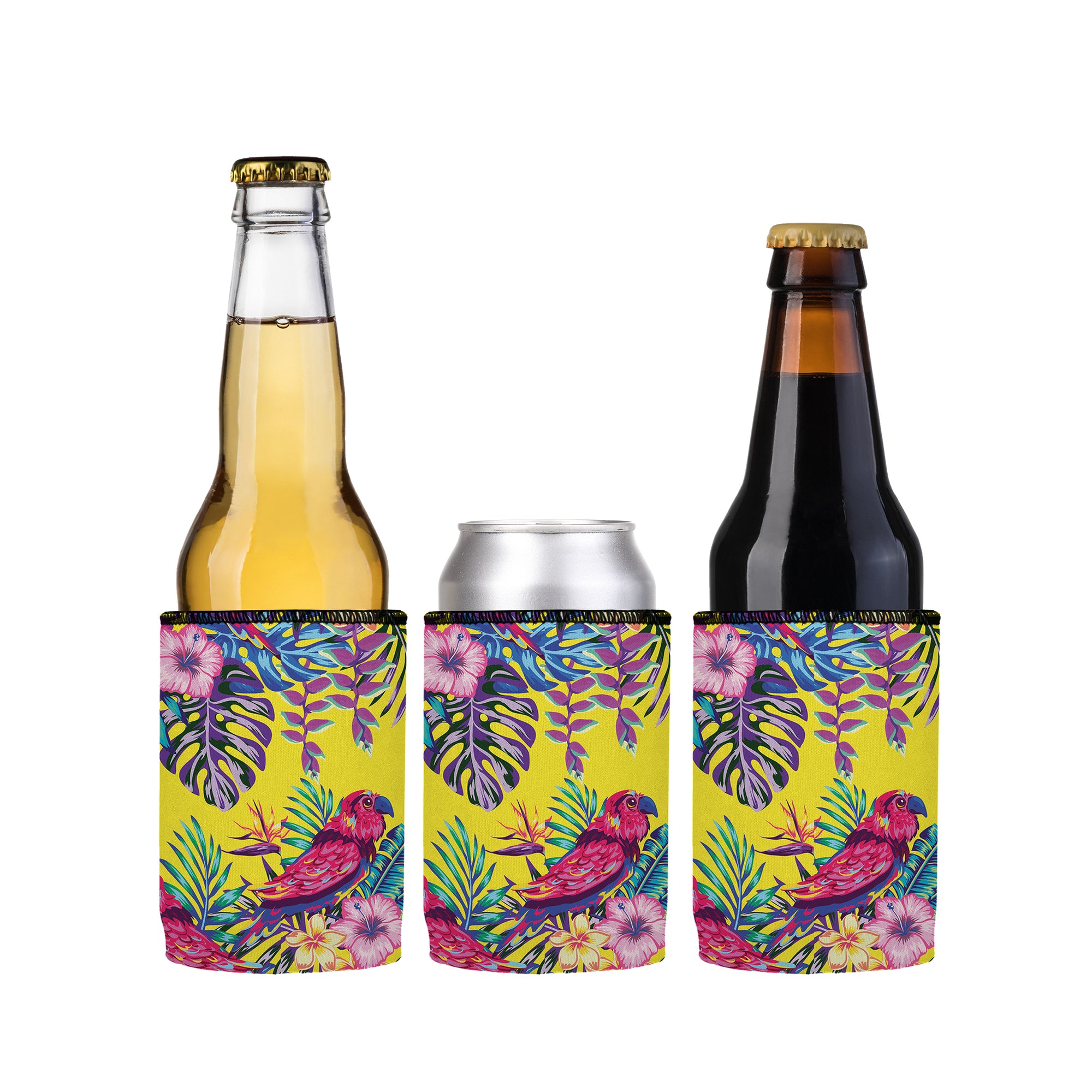 Stubbyz Exotic Birds Stubby Cooler 3-Pack