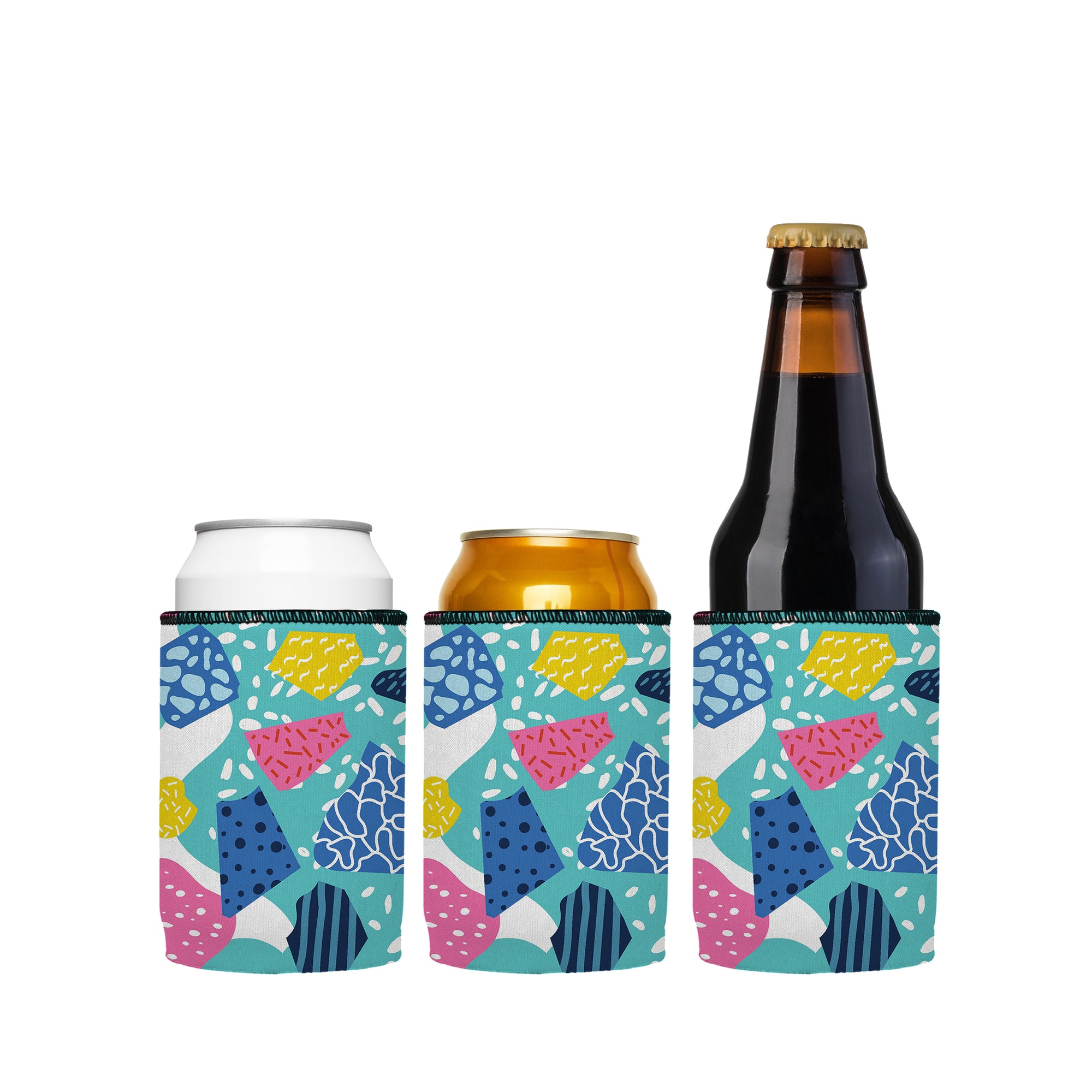 Stubbyz 80s Abstract Stubby Cooler 3-Pack