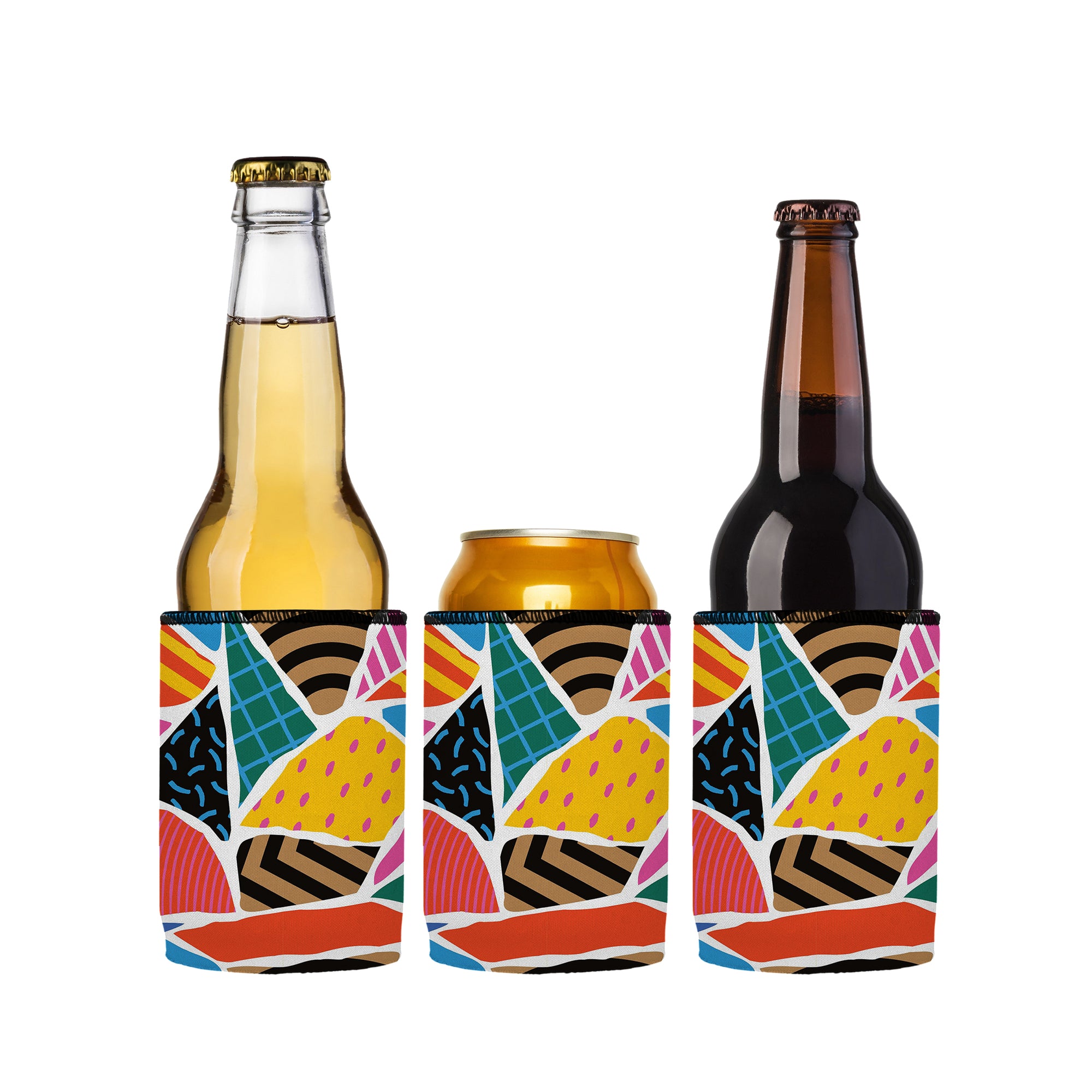 Stubbyz Color Blocks Stubby Cooler 3-Pack
