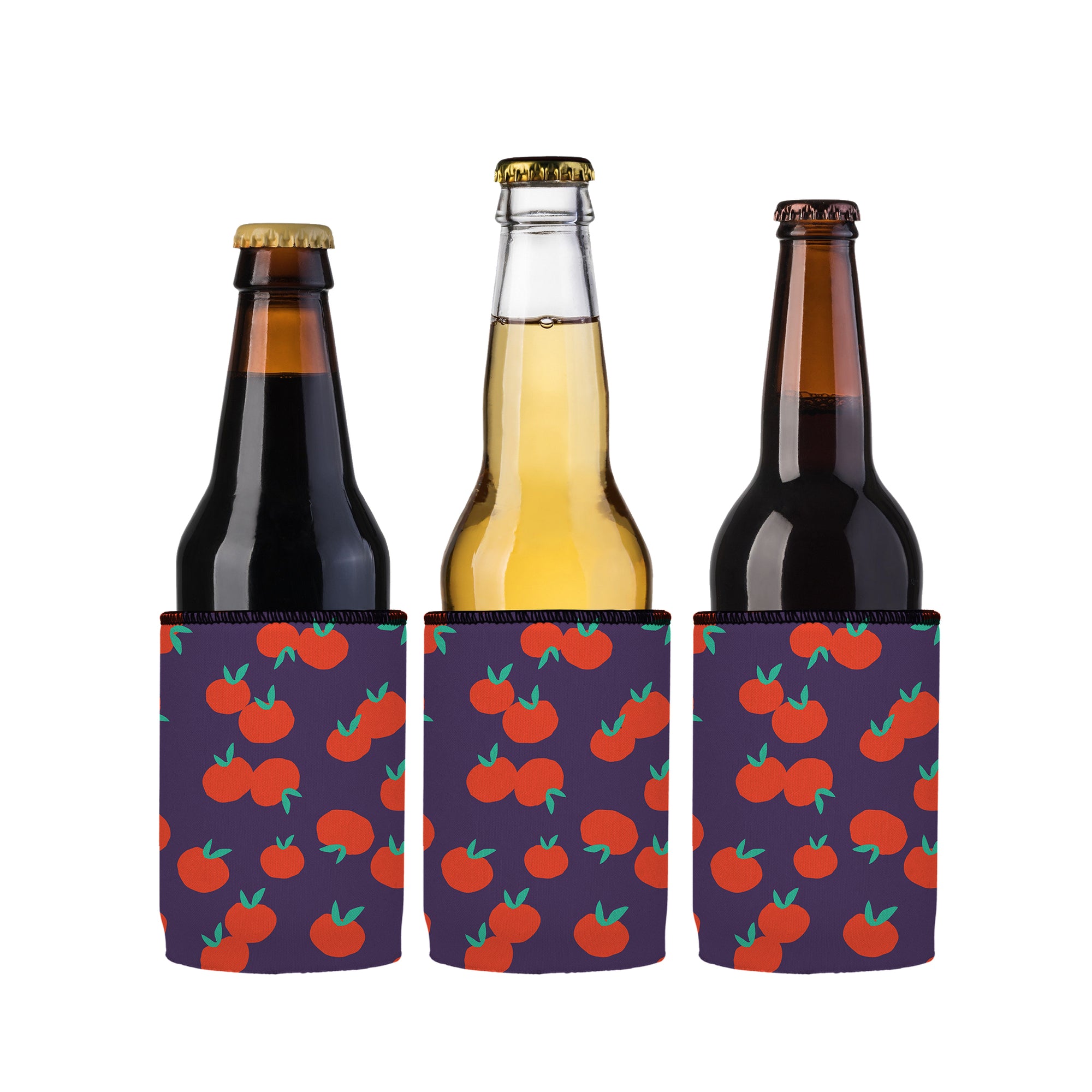 Stubbyz Tomato Red Stubby Cooler 3-Pack
