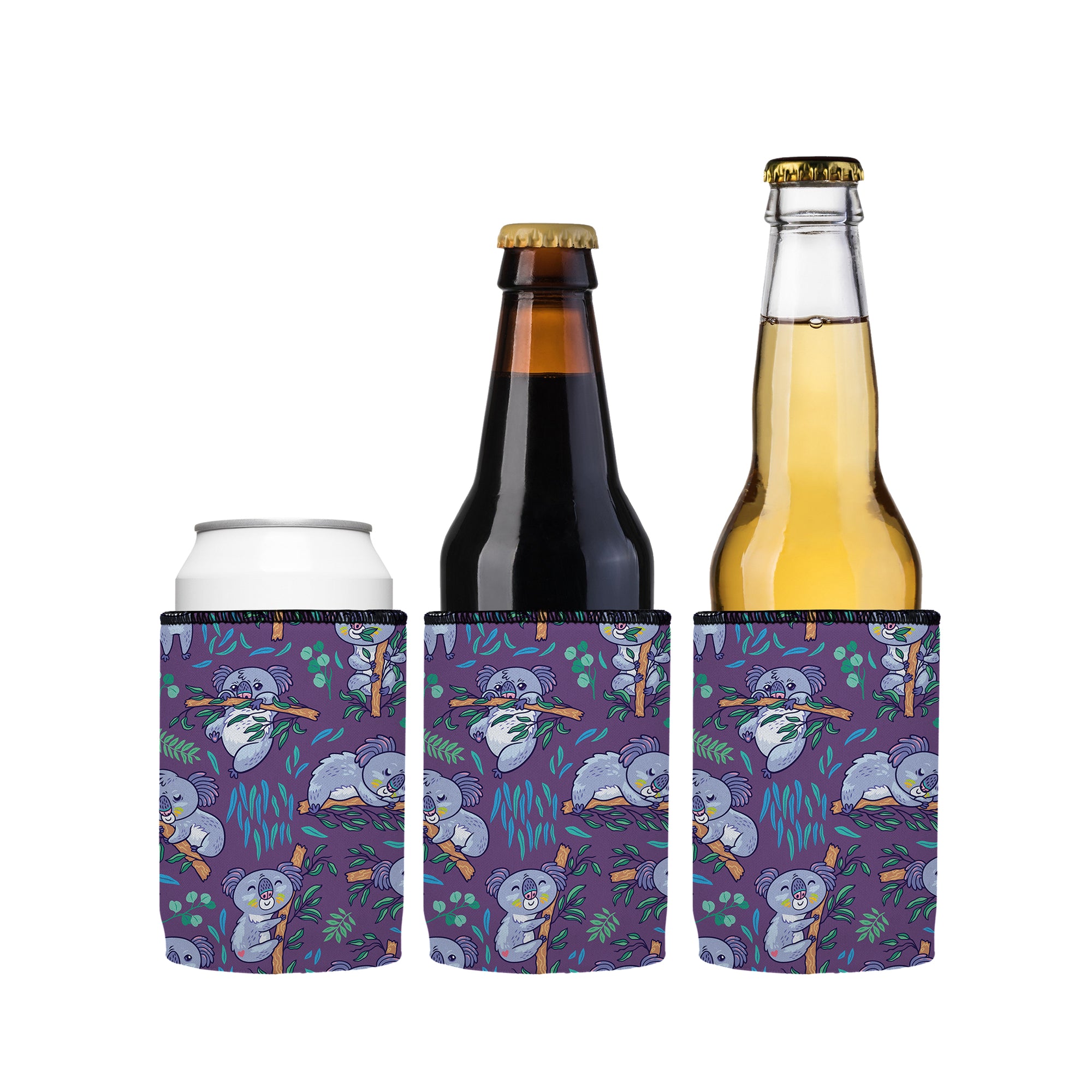 Stubbyz Koala Cuddle Stubby Cooler 3-Pack