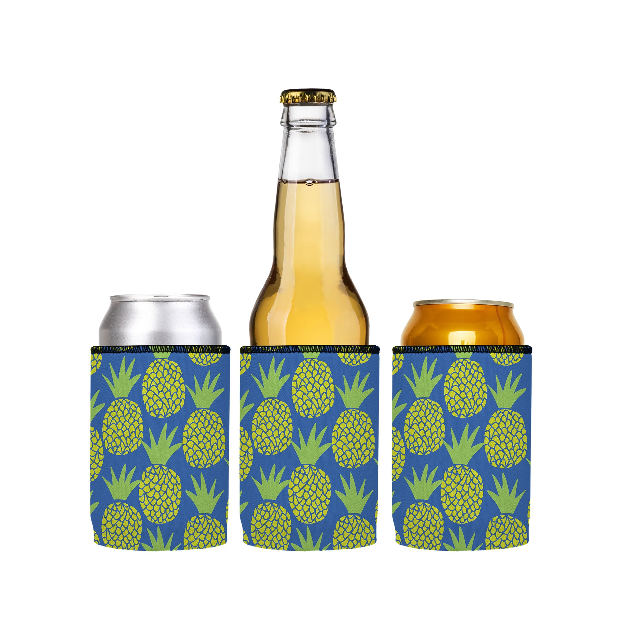 Stubbyz Pineapple Pop Stubby Cooler 3-Pack