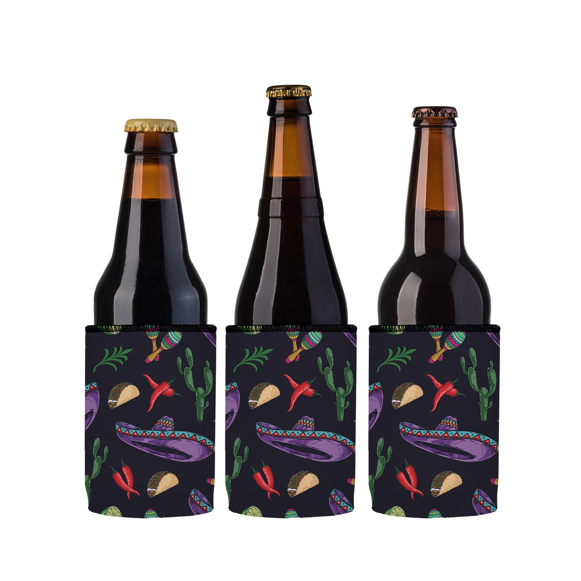 Stubbyz Sombrero Fiesta Stubby Cooler 3-Pack