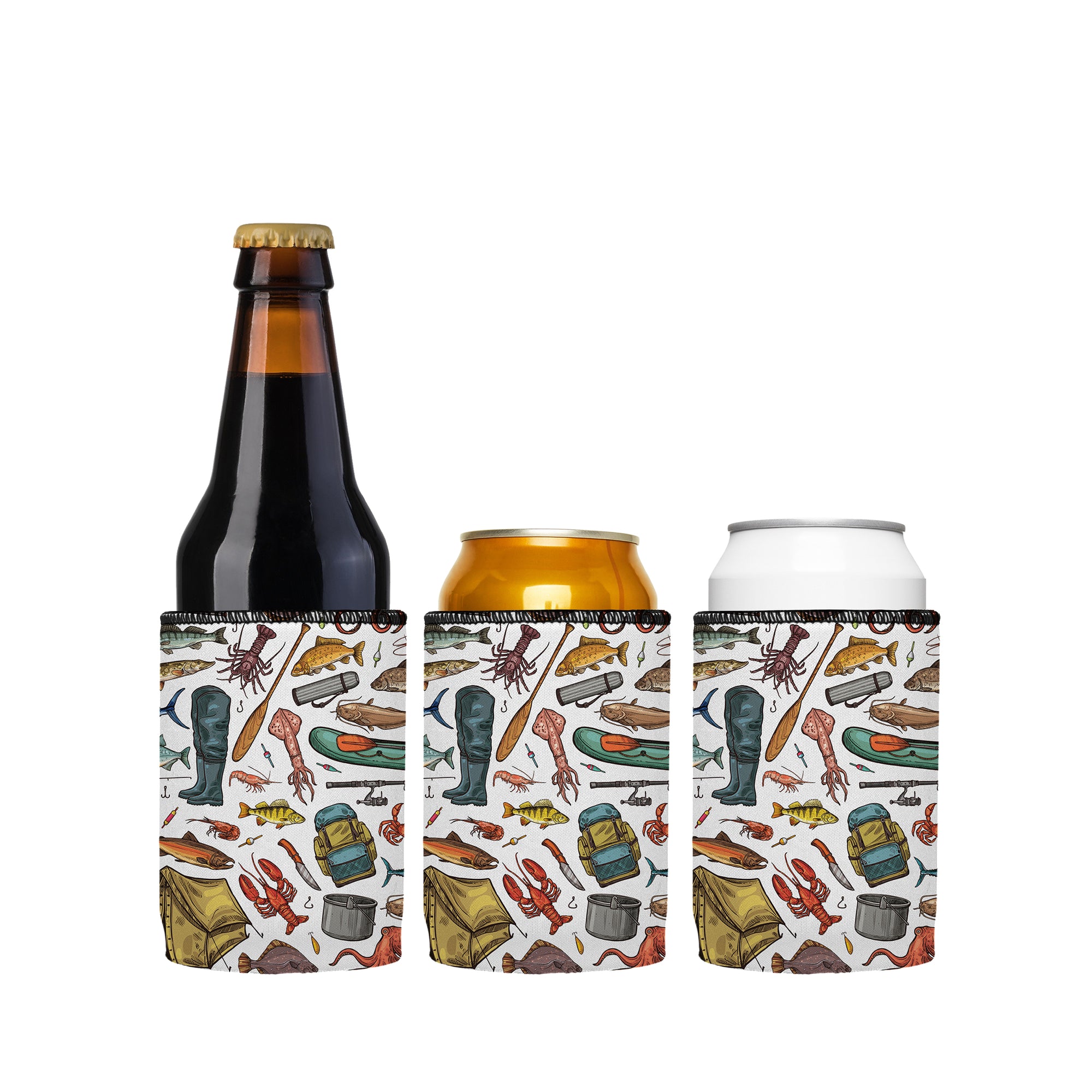 Stubbyz Fishing & Camping Stubby Cooler 3-Pack