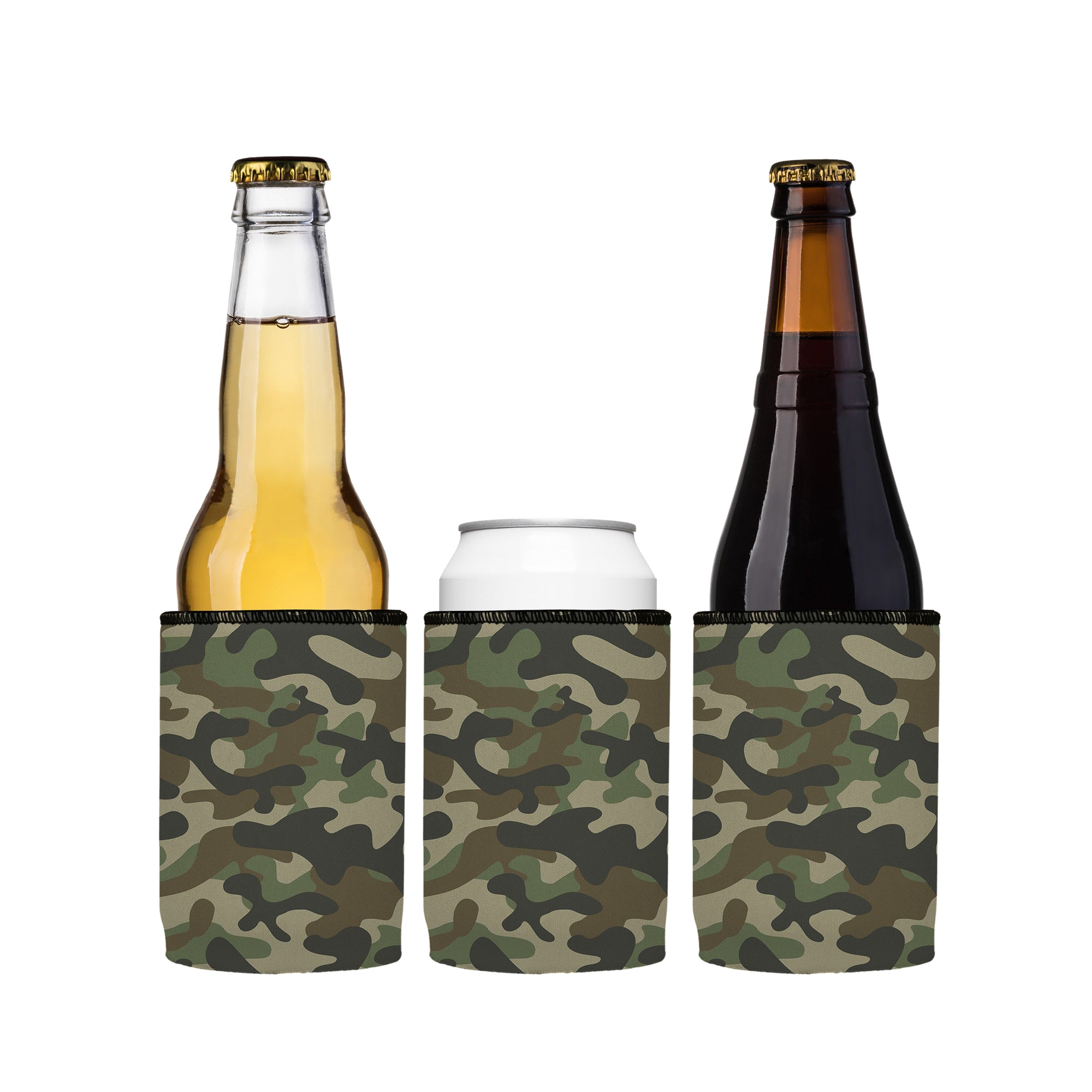 Stubbyz Woodland Camo Stubby Cooler 3-Pack