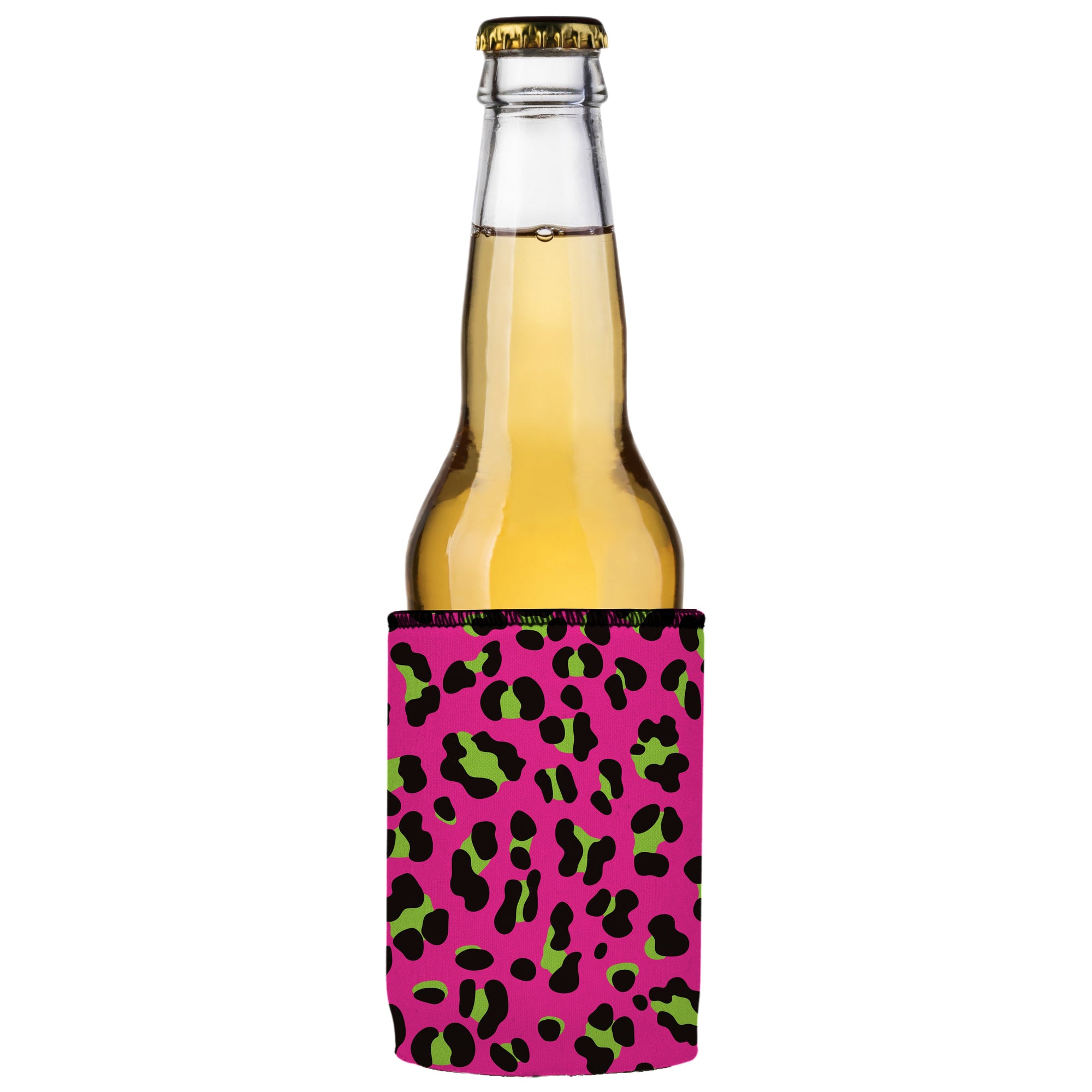 Stubbyz 80s Leopard Print Stubby Cooler