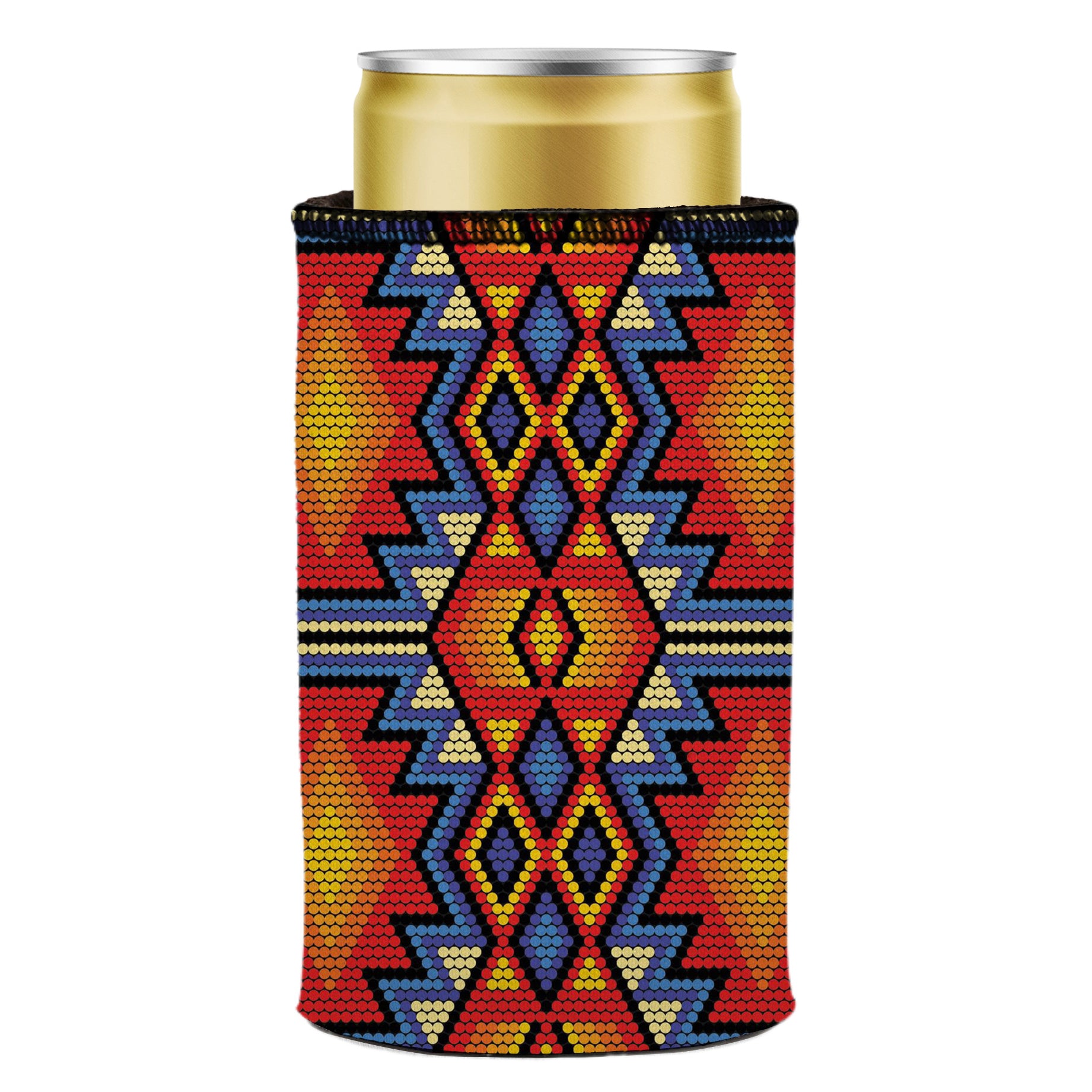 Stubbyz Huichol Beading Stubby Cooler