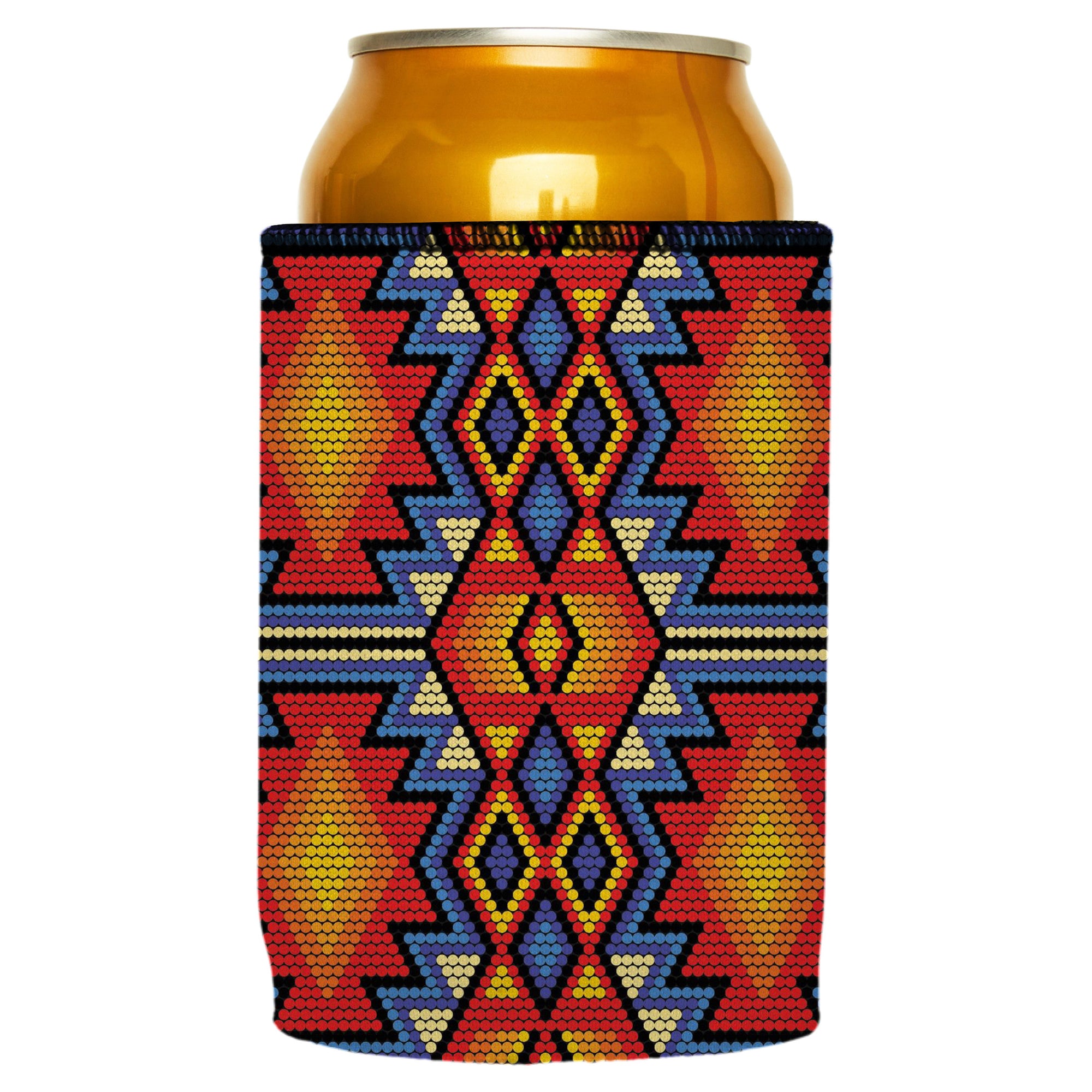 Stubbyz Huichol Beading Stubby Cooler